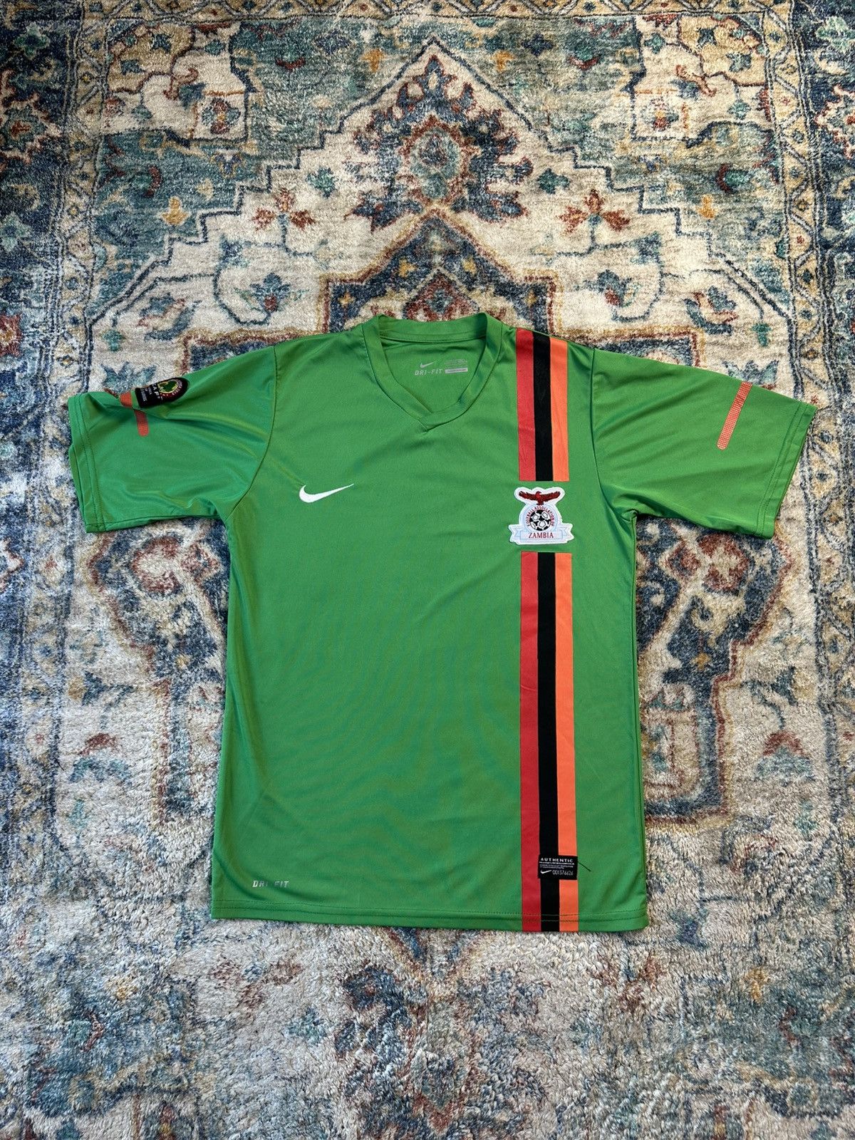Nike Nike Africa World Cup Zambia Soccer Jersey Large Size US L / EU 52-54 / 3 - 1 Thumbnail