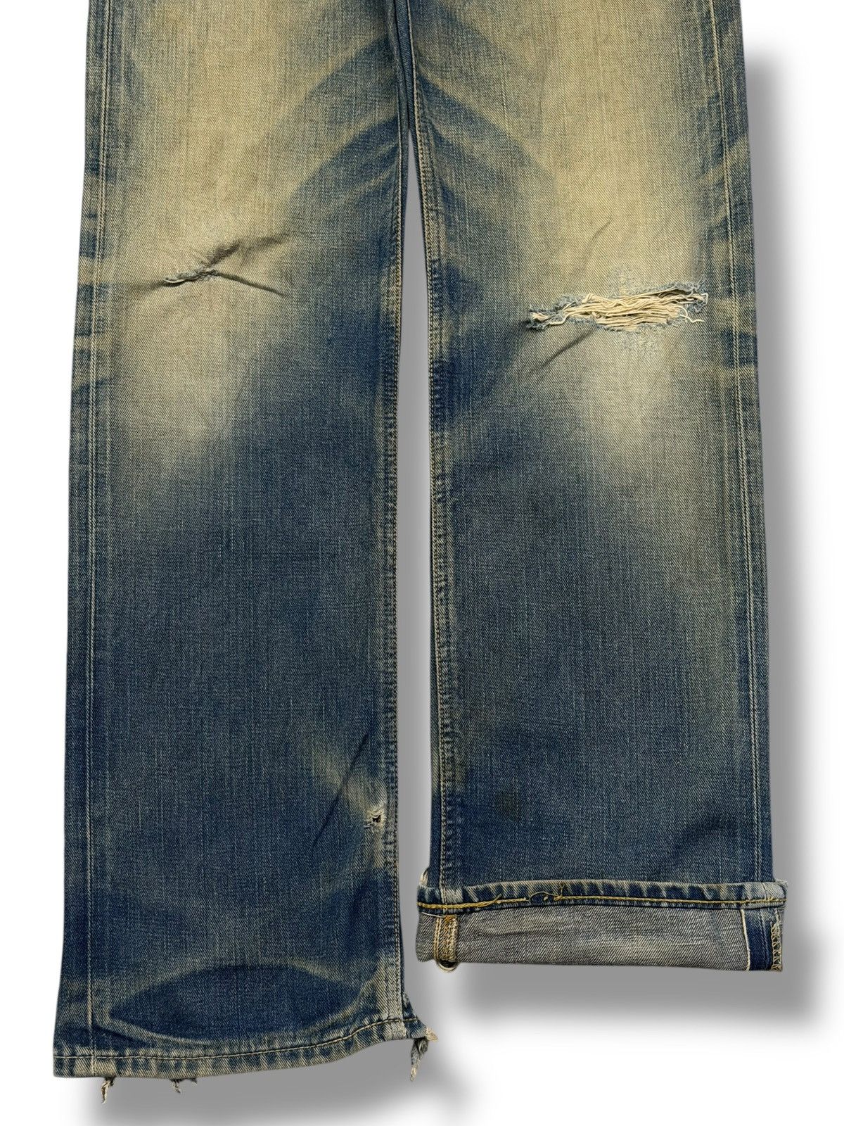 Lee Vintage Lee Union Made Lot 4101 Half Selvedge Japanese Denim Size US 31 - 6 Thumbnail