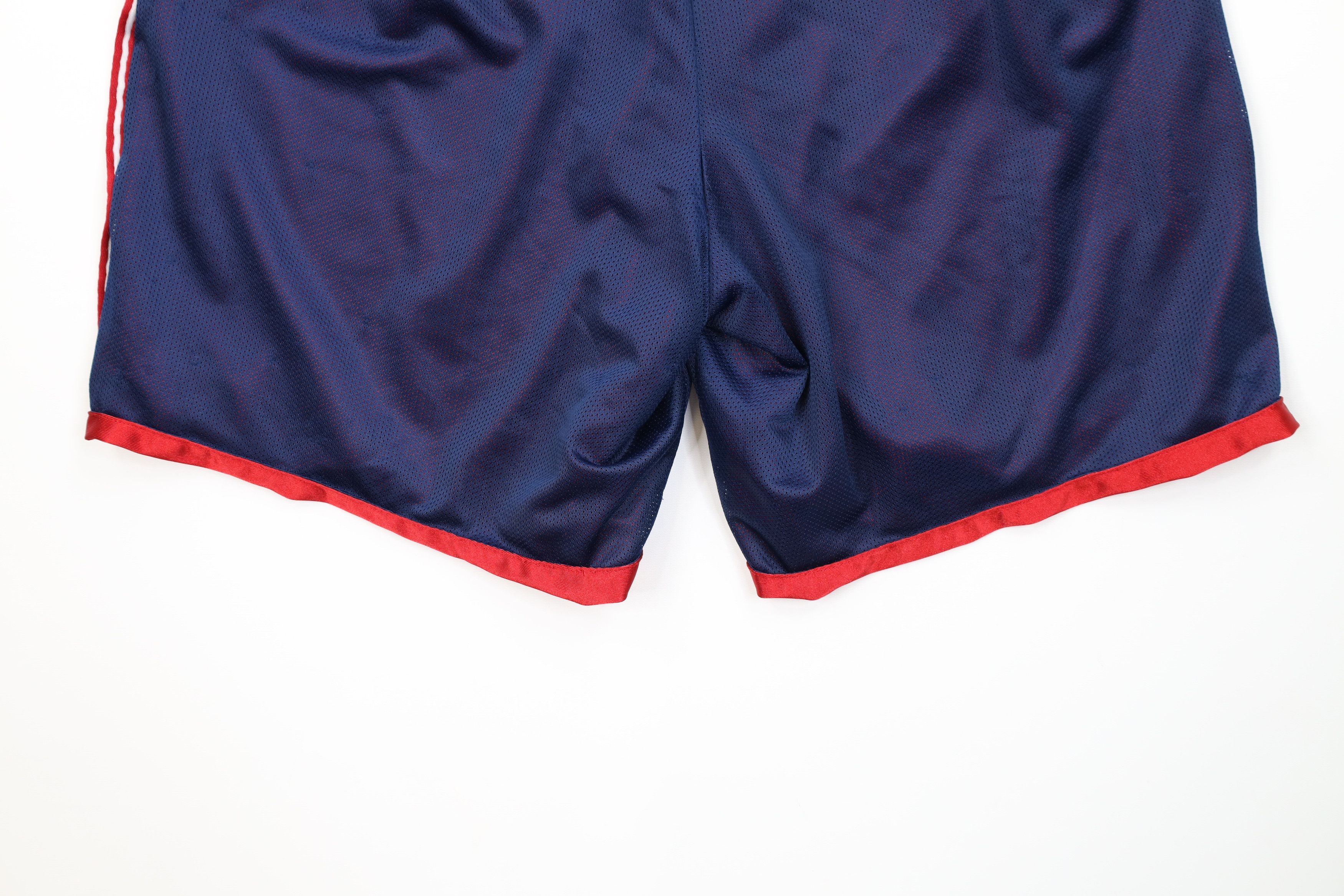 Nike Vintage 90s Y2K Nike Mini Swoosh Reversible Shorts Blue Red Size US 34 / EU 50 - 16 Thumbnail