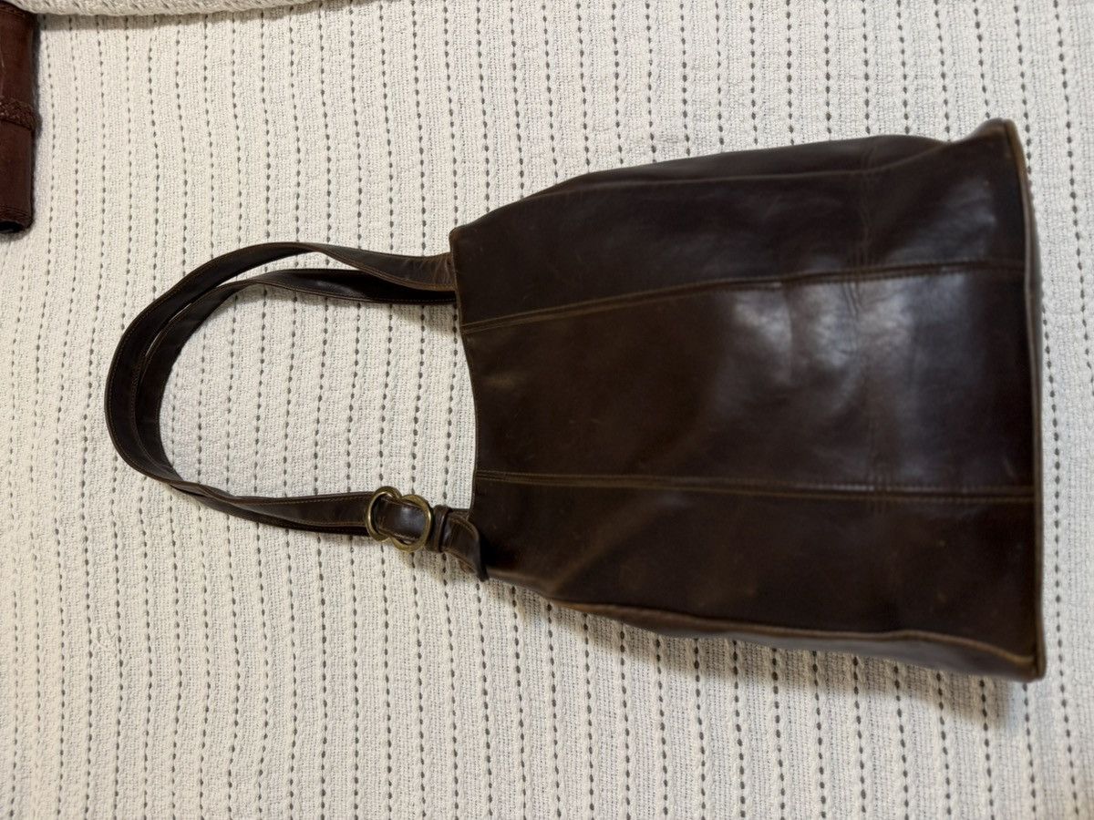 Vintage Liz Claiborne Brown Leather Purse Size ONE SIZE - 3 Thumbnail