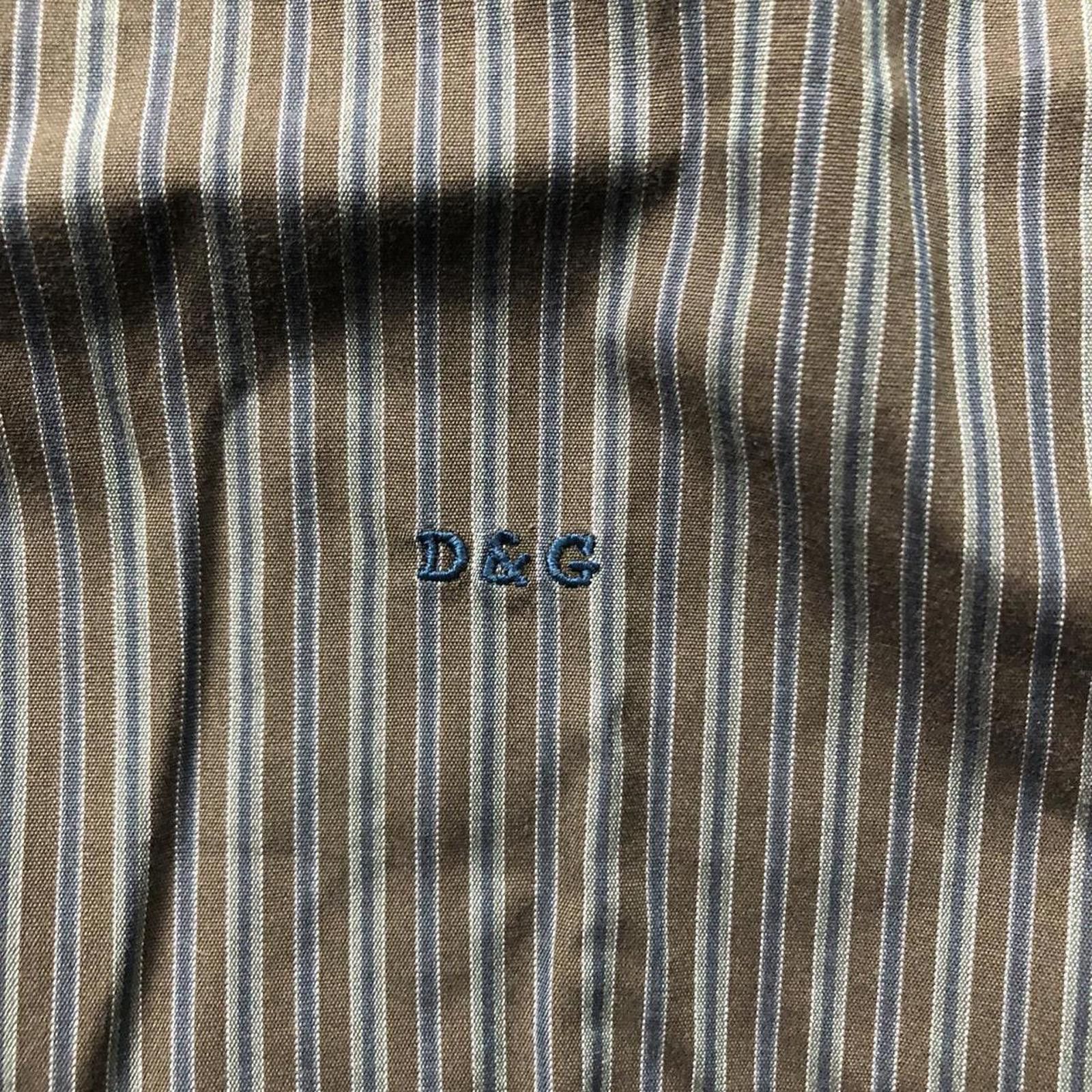 Dolce & Gabbana Vintage Striped Dolce & Gabbana D&G Shirt Size US M / EU 48-50 / 2 - 2 Thumbnail