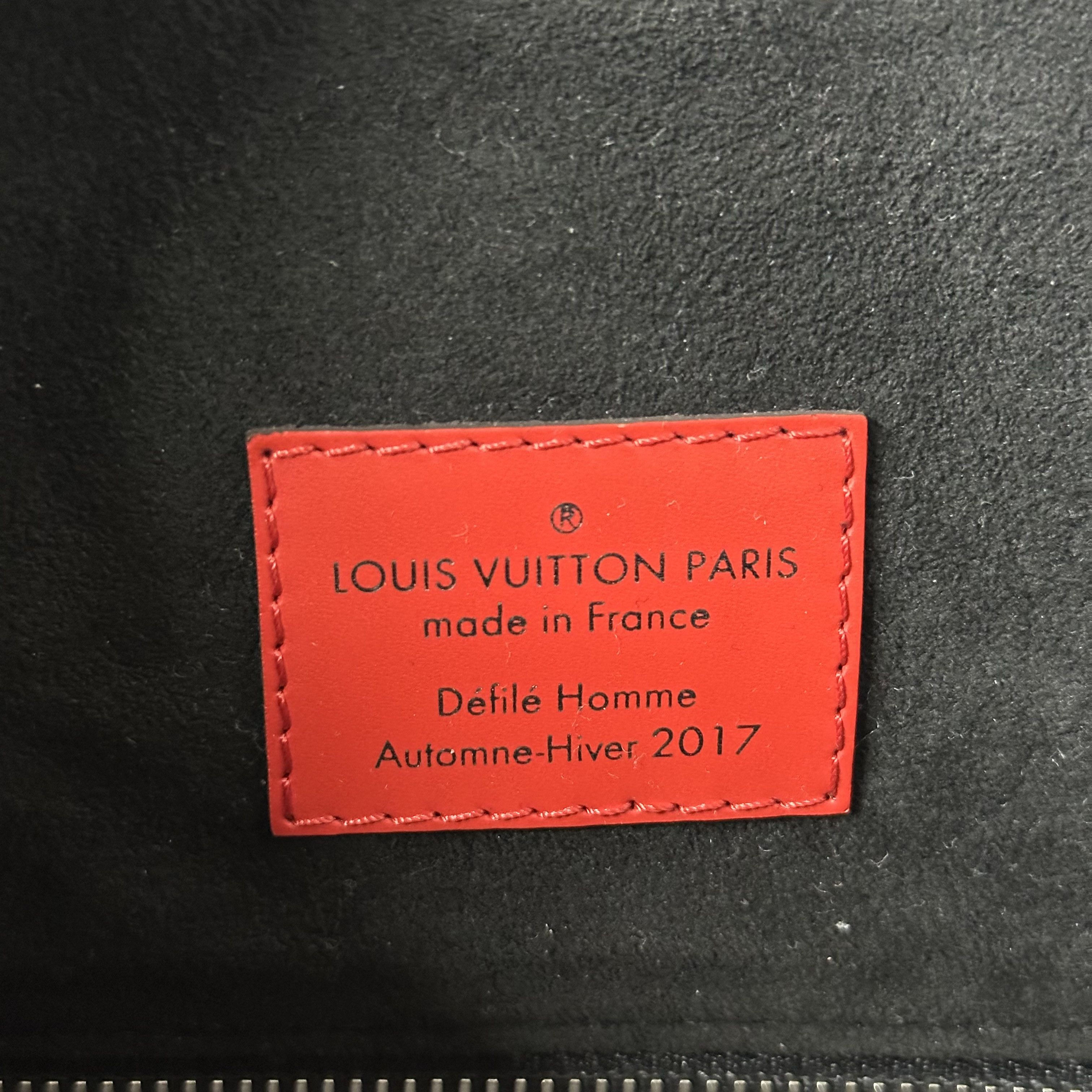Louis Vuitton × Supreme Louis Vuitton x Supreme Christopher backpack red leather LV Size ONE SIZE - 16 Thumbnail