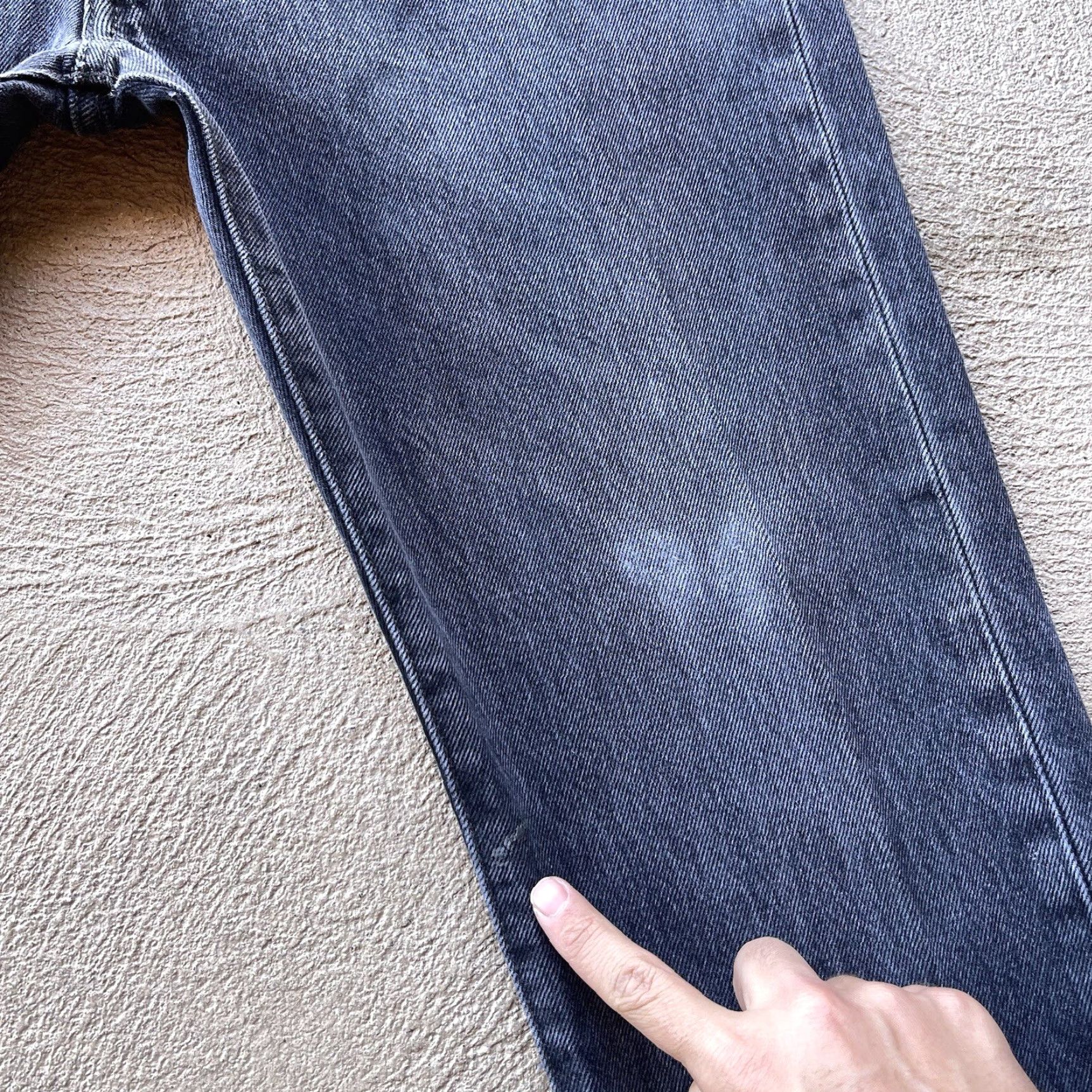 Levi's Levi's 501 Jeans Mens 33x30 Black Straight Denim Pants 90s Grunge USA Size US 33 - 6 Thumbnail