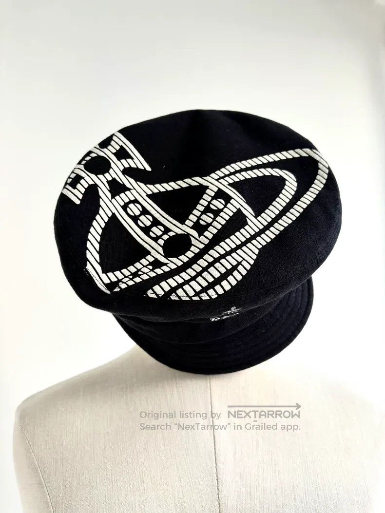 Vivienne Westwood Large Saturn Newsboy Hat