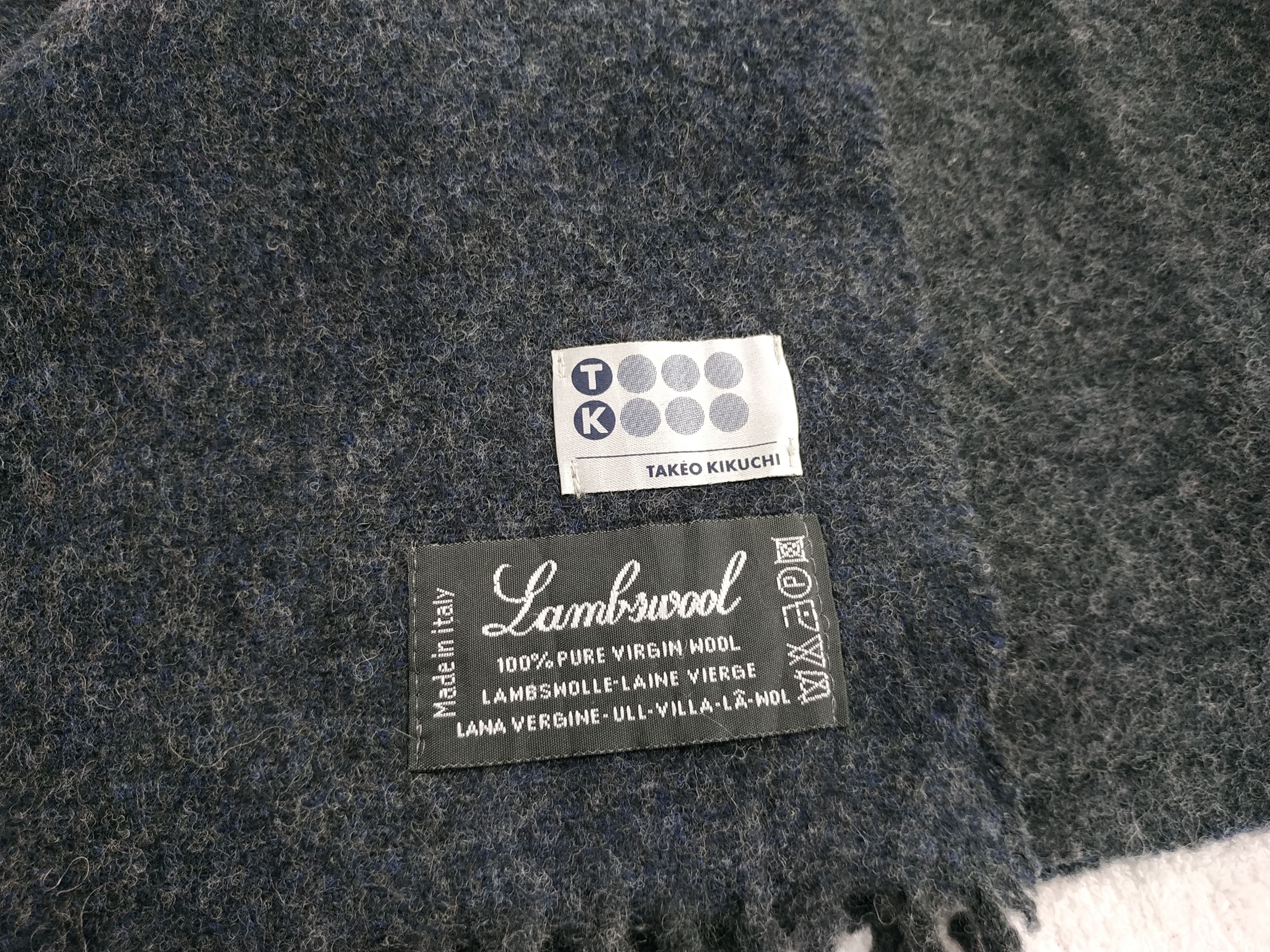 Takeo Kikuchi Vintage Takeo Kikuchi Wool Scarf/Muffler/Neckwear MF033 Size ONE SIZE - 5 Thumbnail