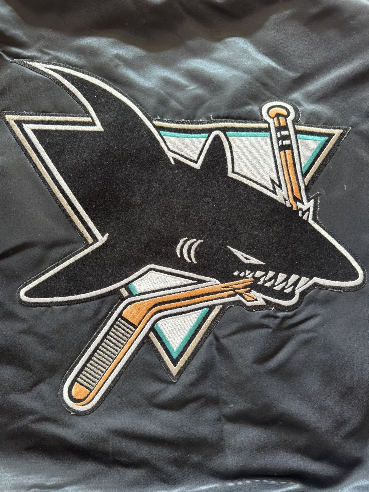 Starter Vintage 1990’s Starters San Jose Sharks Varsity Bomber Size US M / EU 48-50 / 2 - 3 Thumbnail