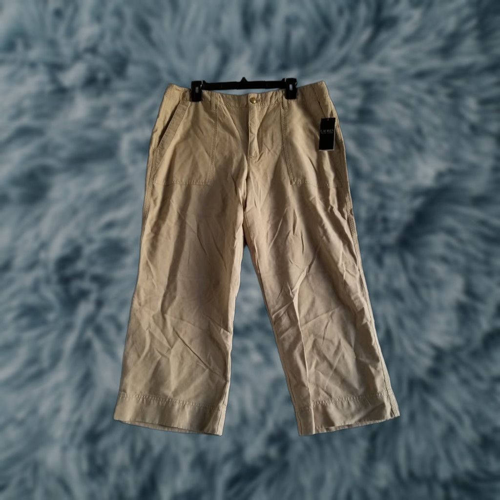 Ralph Lauren **Ralph Lauren Size 14 High Rise Beige Khaki Women's Jeans** User: Ralph Lauren Size 14 High Rise Beige Khaki Women's Jeans Size 36" / US 14 / IT 50 - 1 Thumbnail