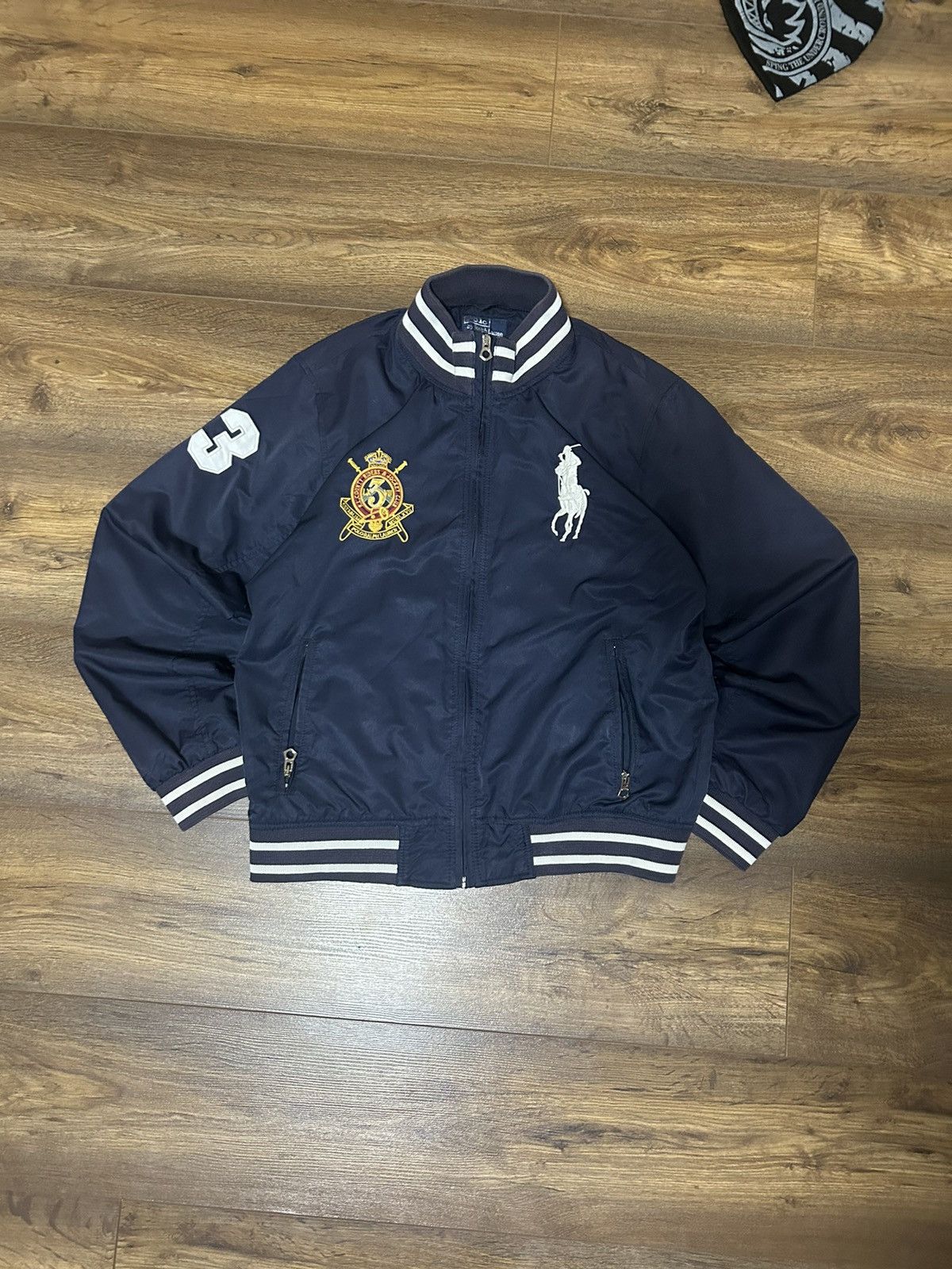 Vintage Polo Ralph Lauren Big pony nylon bomber jacket