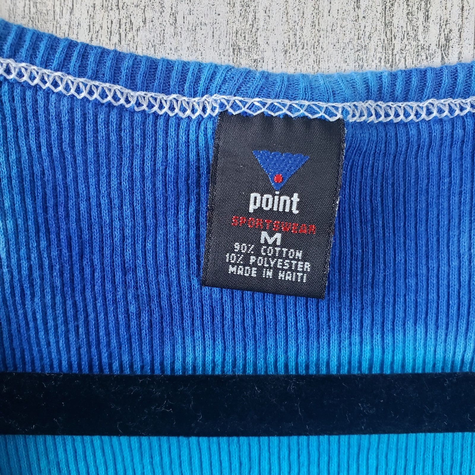 Other Point Sportswear Blue Dog Paw Print Tie Dye Tank Top Medium Size M / US 6-8 / IT 42-44 - 3 Thumbnail
