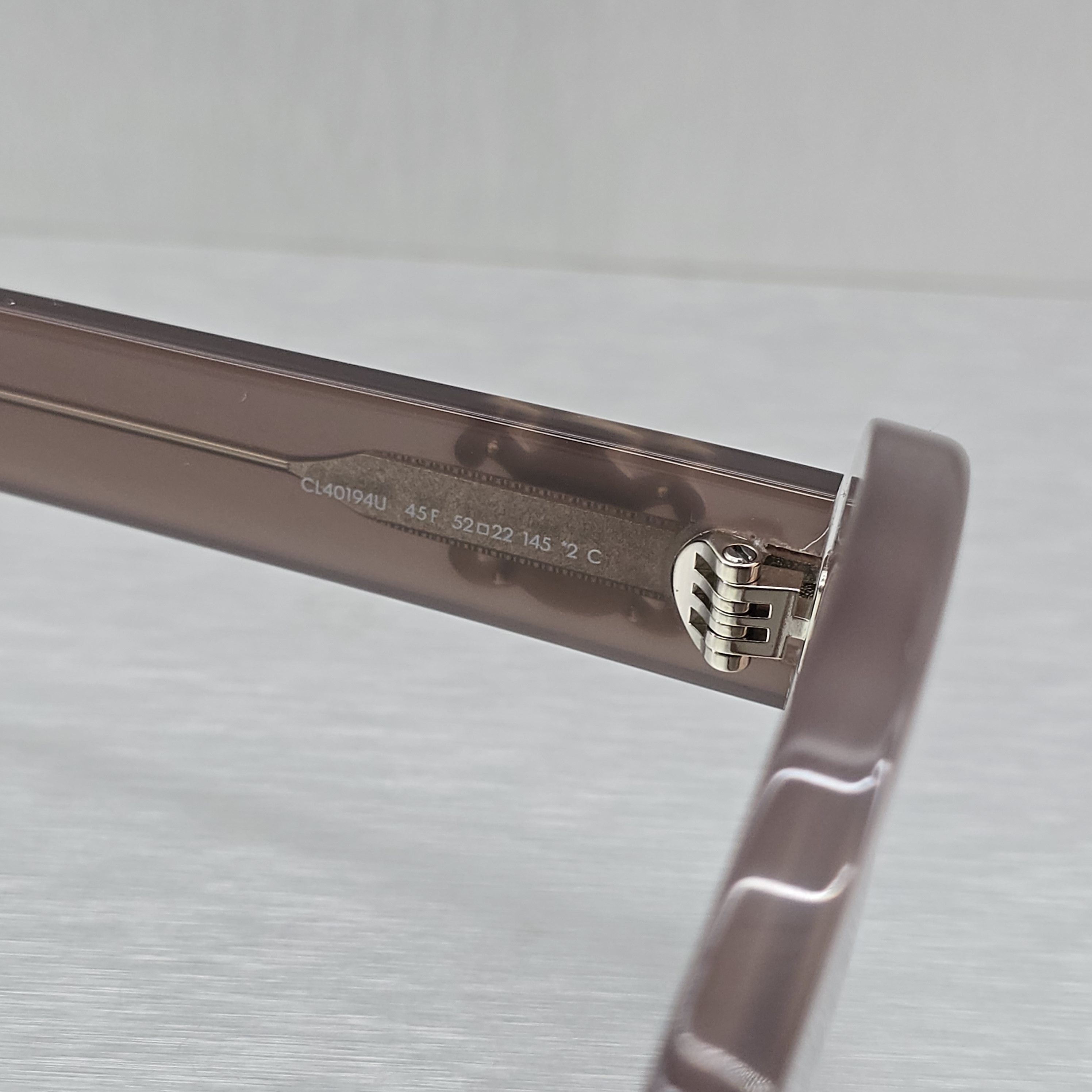 Celine CELINE Triomphe 01 Sunglasses In Acetate BROWN CRYSTAL Size ONE SIZE - 8 Thumbnail