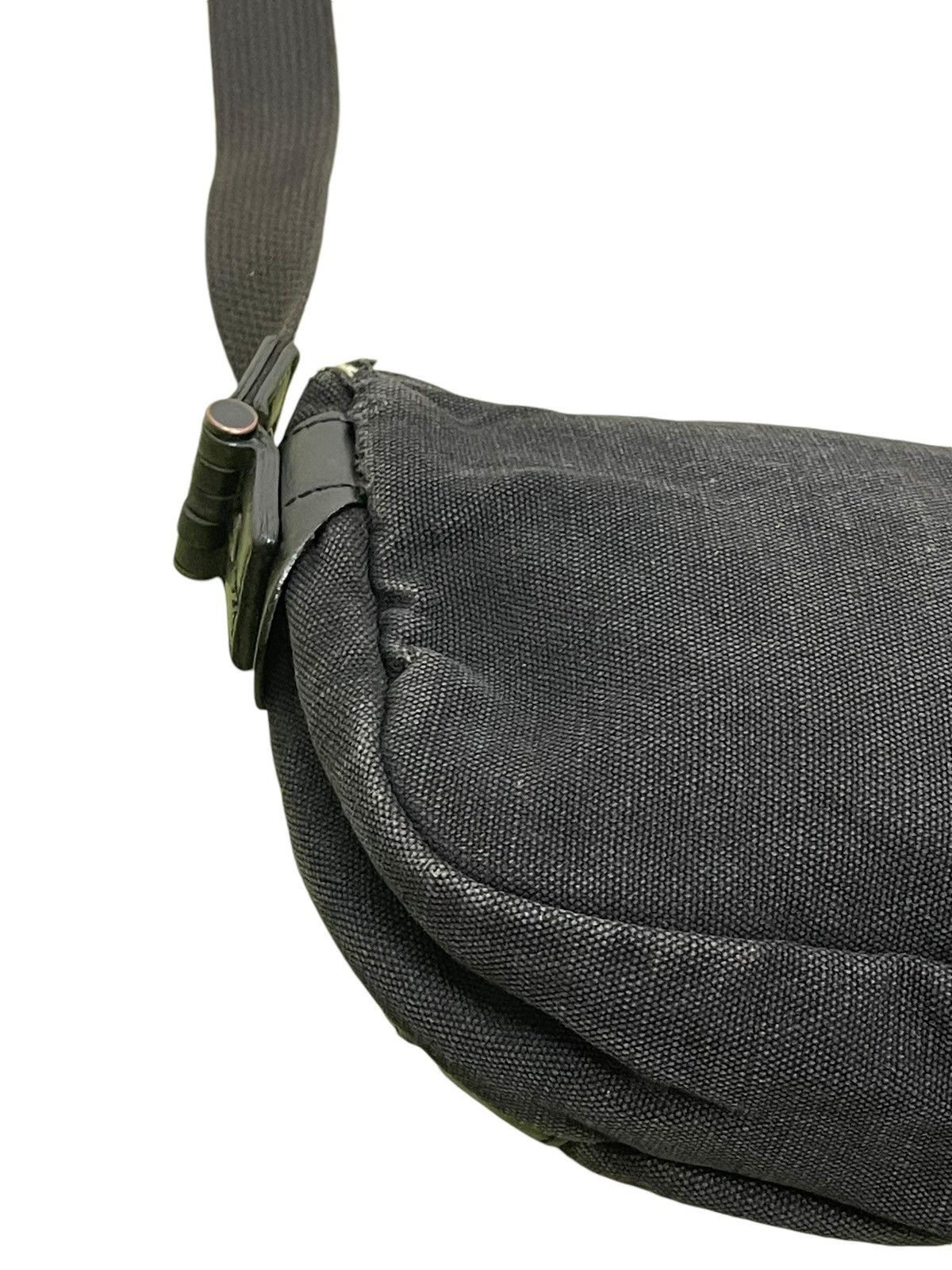 Japanese Brand Leather Cotton Canvas Birkenstock x Grips Cross Body Bag 5🟩 Size ONE SIZE - 15 Thumbnail