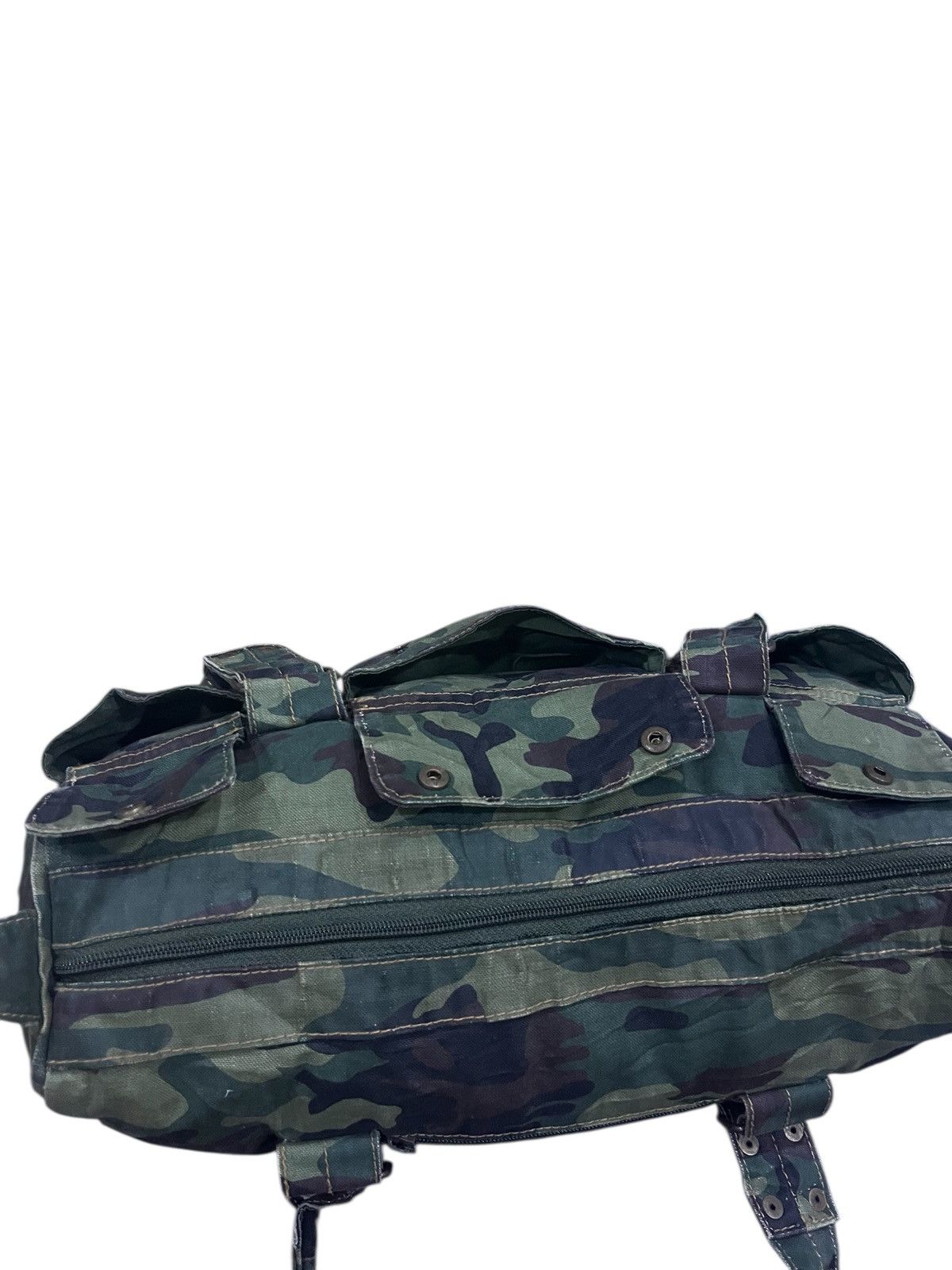 Japanese Brand vintage handle bag camo flag Size ONE SIZE - 13 Thumbnail