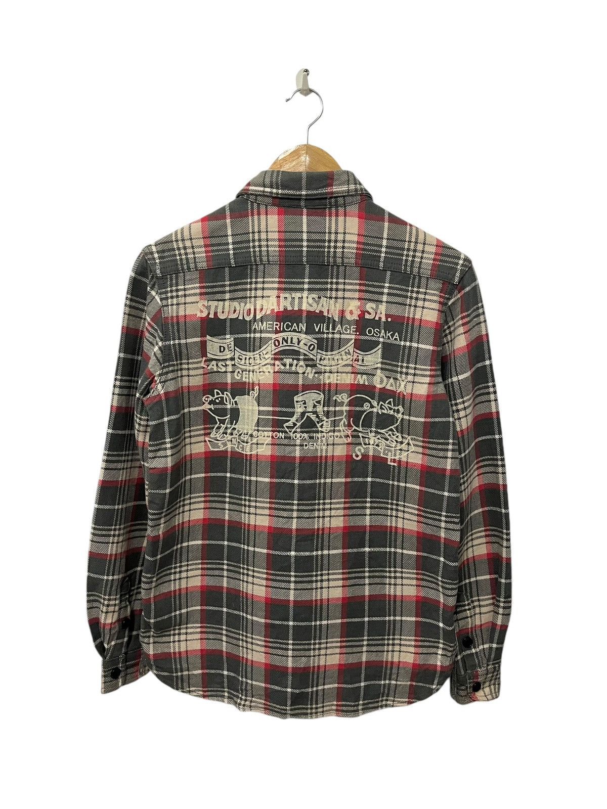 Flannel × Japanese Brand × Studio D'Artisan Studio D’artisan heavyweight flannel shirt Size S / US 4 / IT 40 - 1 Thumbnail