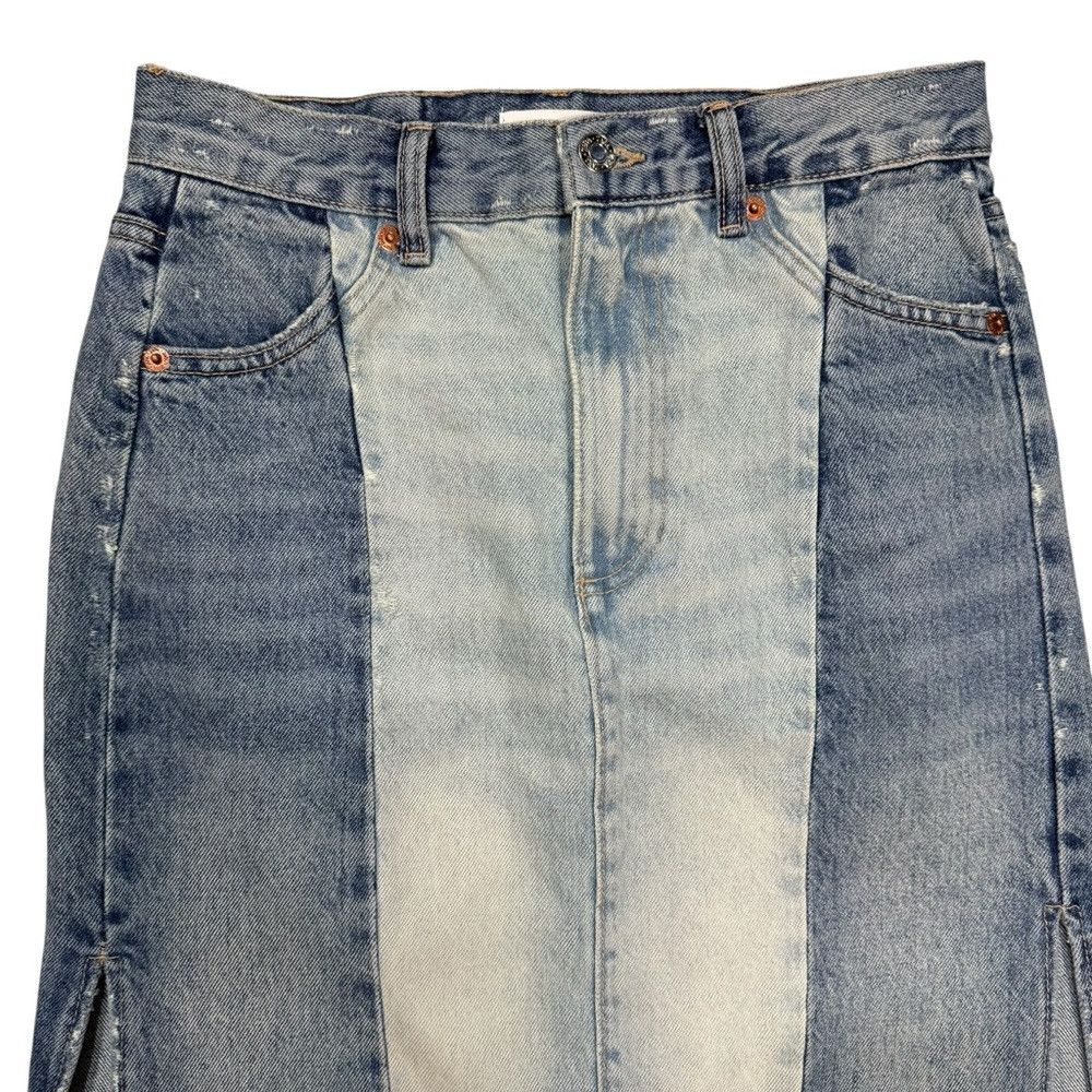 Zara Zara Denim Maxi Skirt Size XS Size 26" / US 2 / IT 38 - 5 Thumbnail