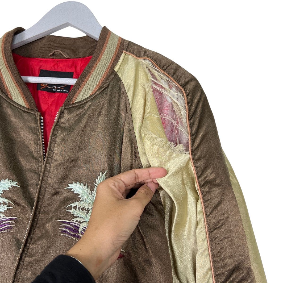 Japanese Brand 🔥 VINTAGE ALOHA HAWAII SUKAJAN SOUVENIR JACKET Size US M / EU 48-50 / 2 - 14 Thumbnail