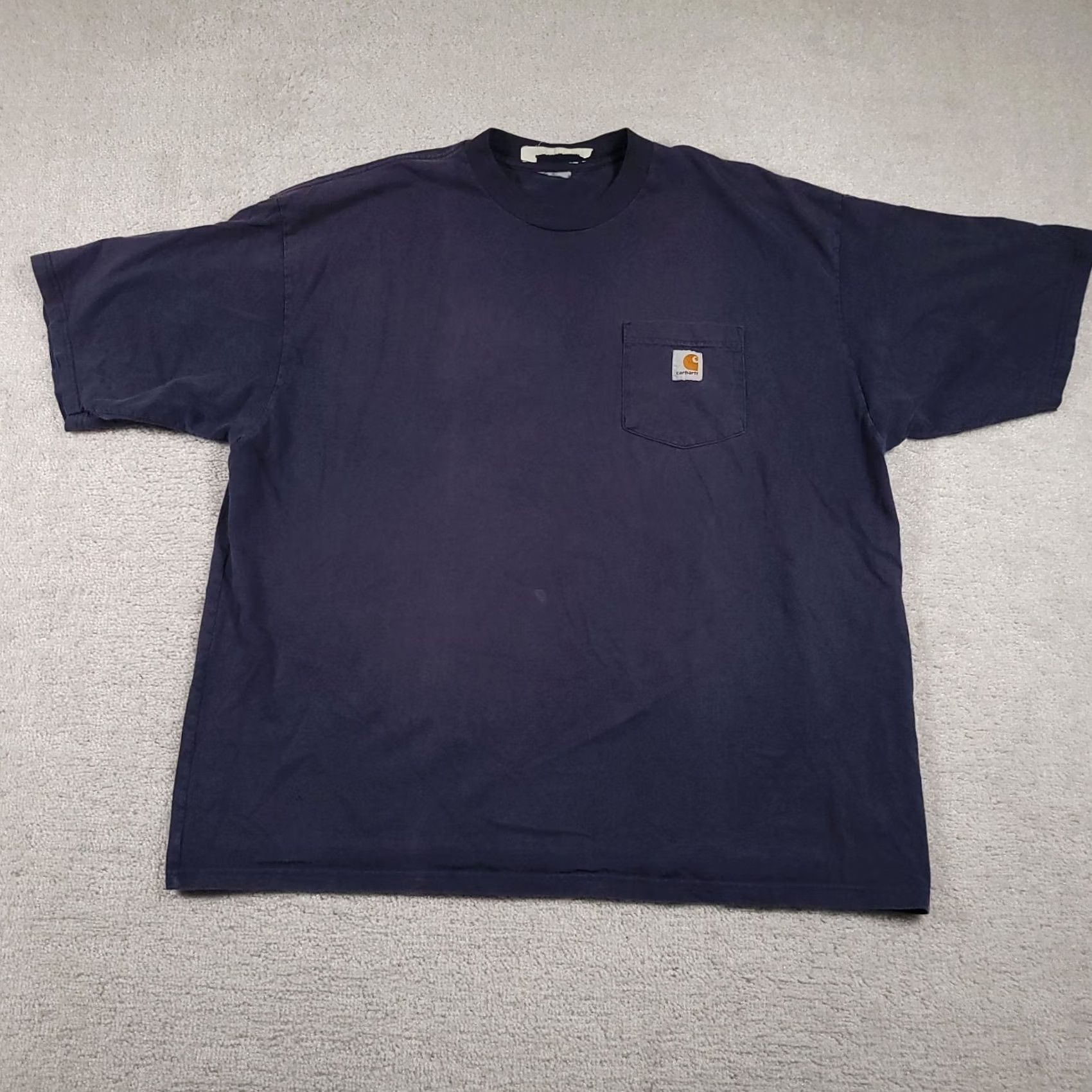 Carhartt Carhartt Shirt Mens 2XL Blue Original Fit Pocket Tee Workwear Heavyweight Grunge Size US XXL / EU 58 / 5 - 2 Thumbnail