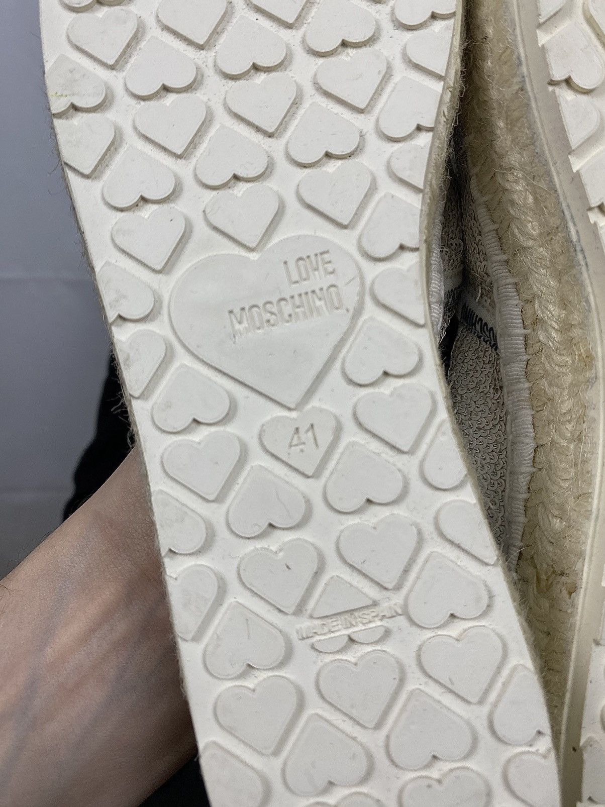 Love Moschino Love Moschino Glitter Espadrilles size 41 Size US 11 / IT 41 - 8 Thumbnail