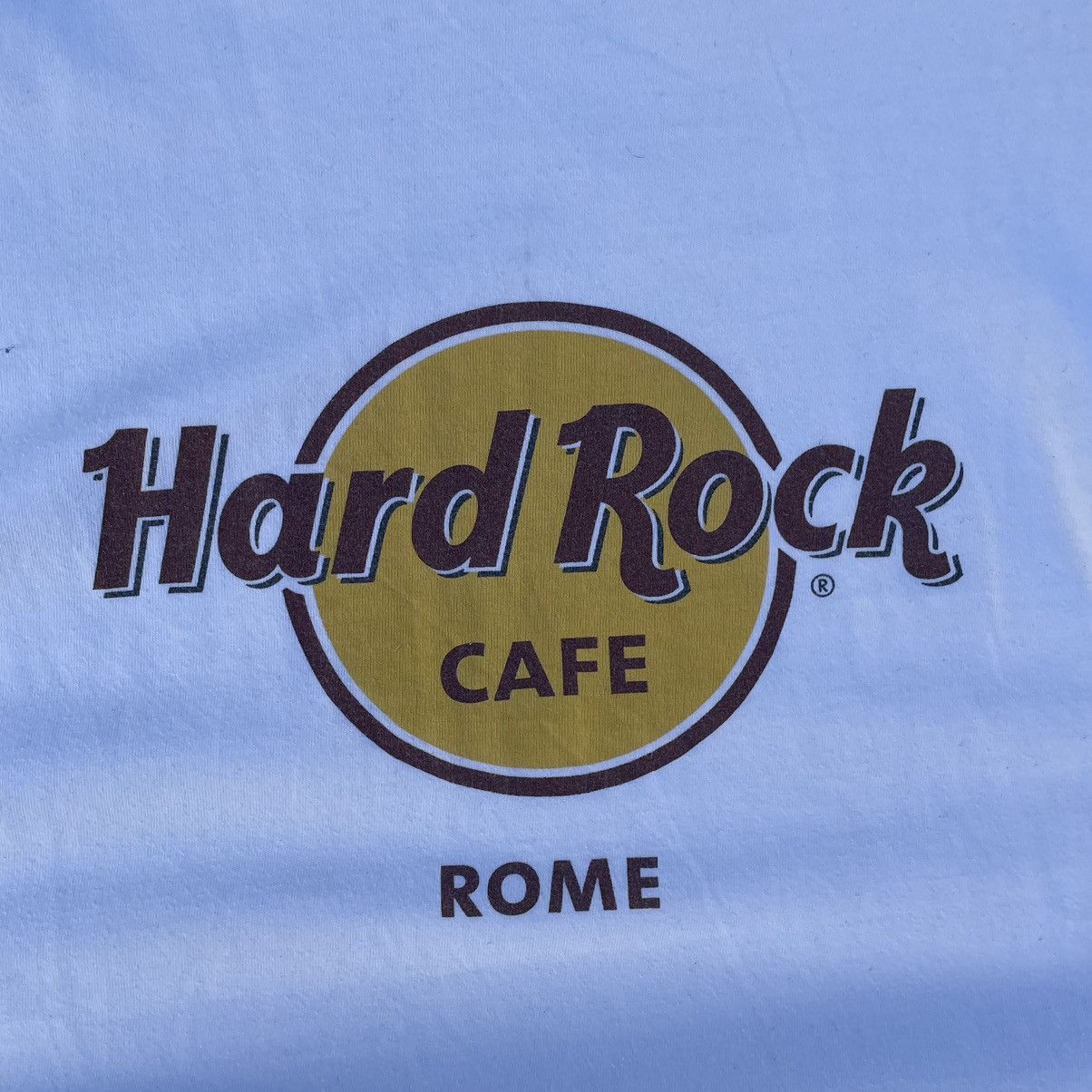 Hard Rock Cafe Vintage Hard Rock Cafe Rome T-shirts Big Logo 90s Streetwear Size US XL / EU 56 / 4 - 4 Thumbnail