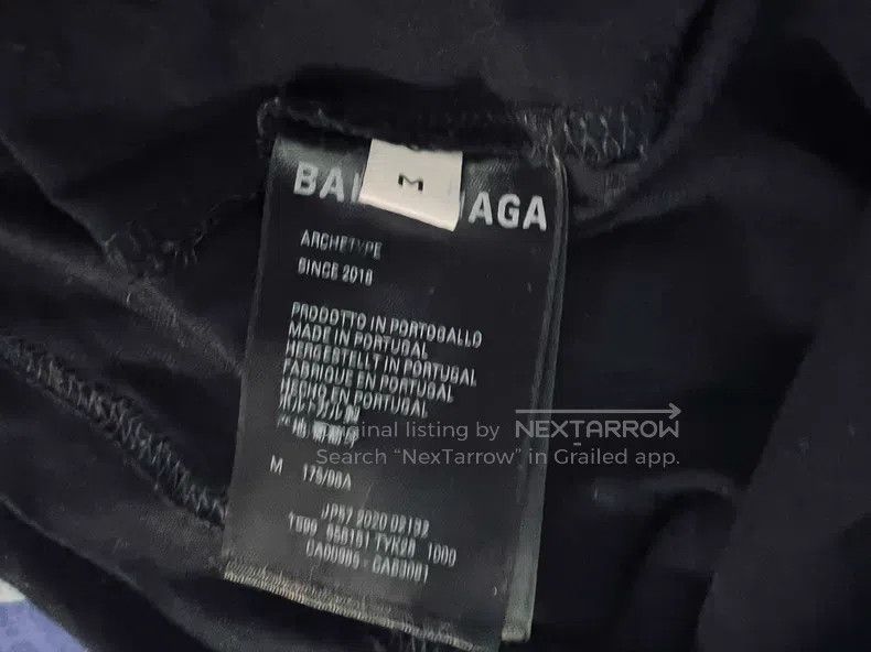 Balenciaga Small Logo Black T-Shirt