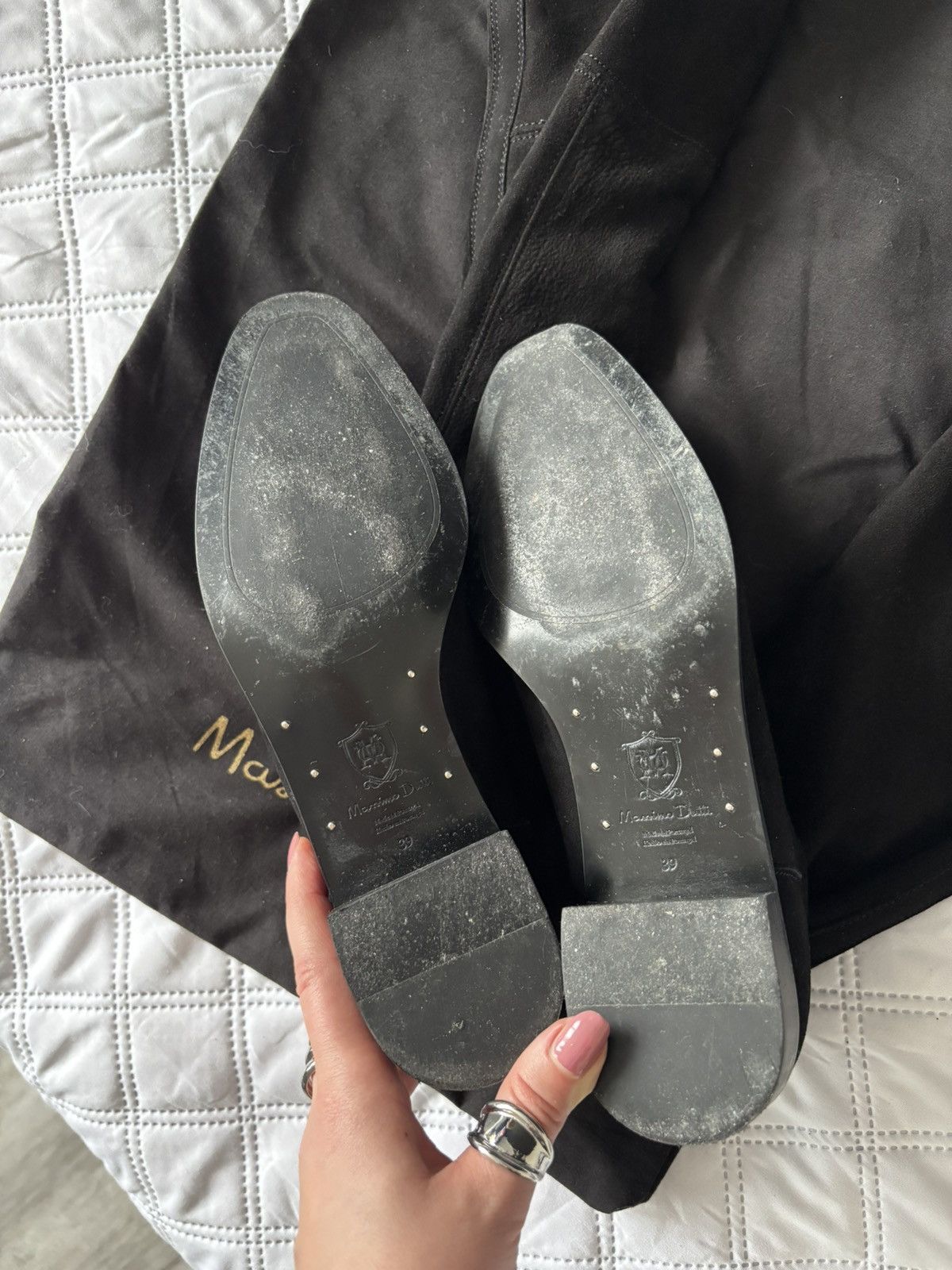 Massimo Dutti Massimo Dutti over-the-knee boots Size 39 high quality Size US 9 / IT 39 - 4 Thumbnail