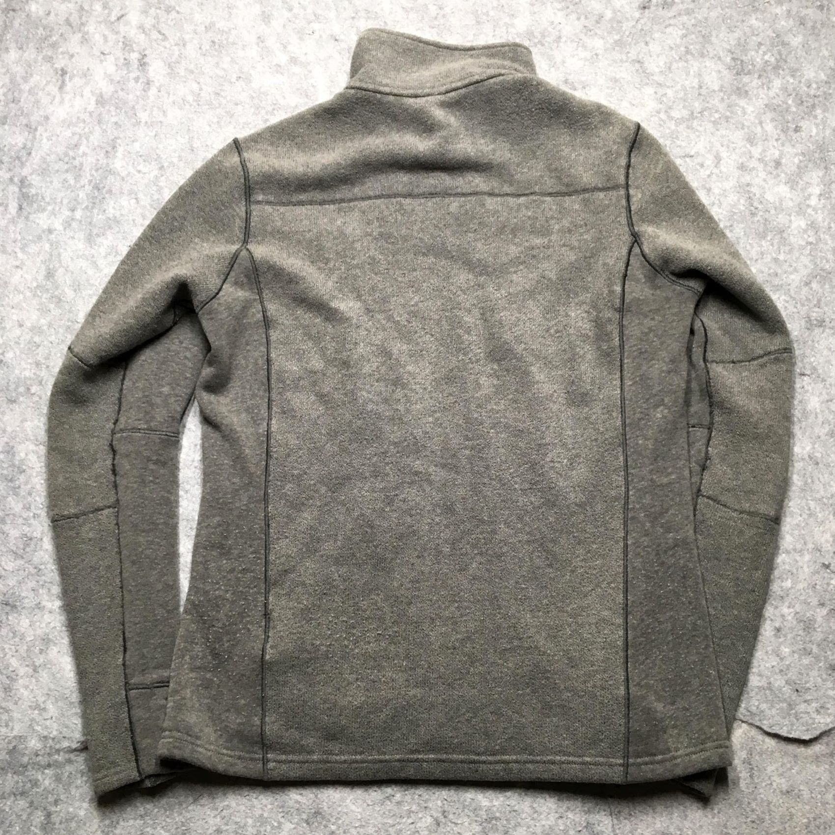 Logo 7 Kuhl Interceptr Jacket Mens S Gray Full Zip Fleece Stand Collar Logo Outer Shell Polyester Blend Pockets Zip Size US S / EU 44-46 / 1 - 7 Thumbnail