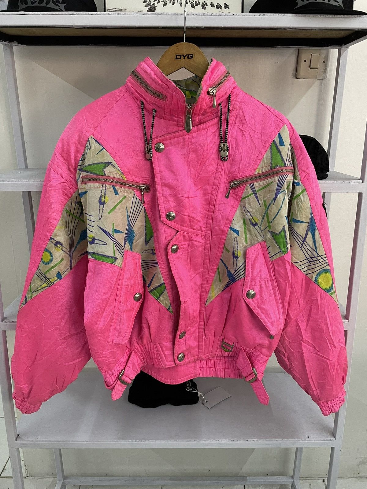 Japanese Brand VINTAGE RETRO BCBG MULTI ZIPPER JACKET Size US XL / EU 56 / 4 - 1 Thumbnail