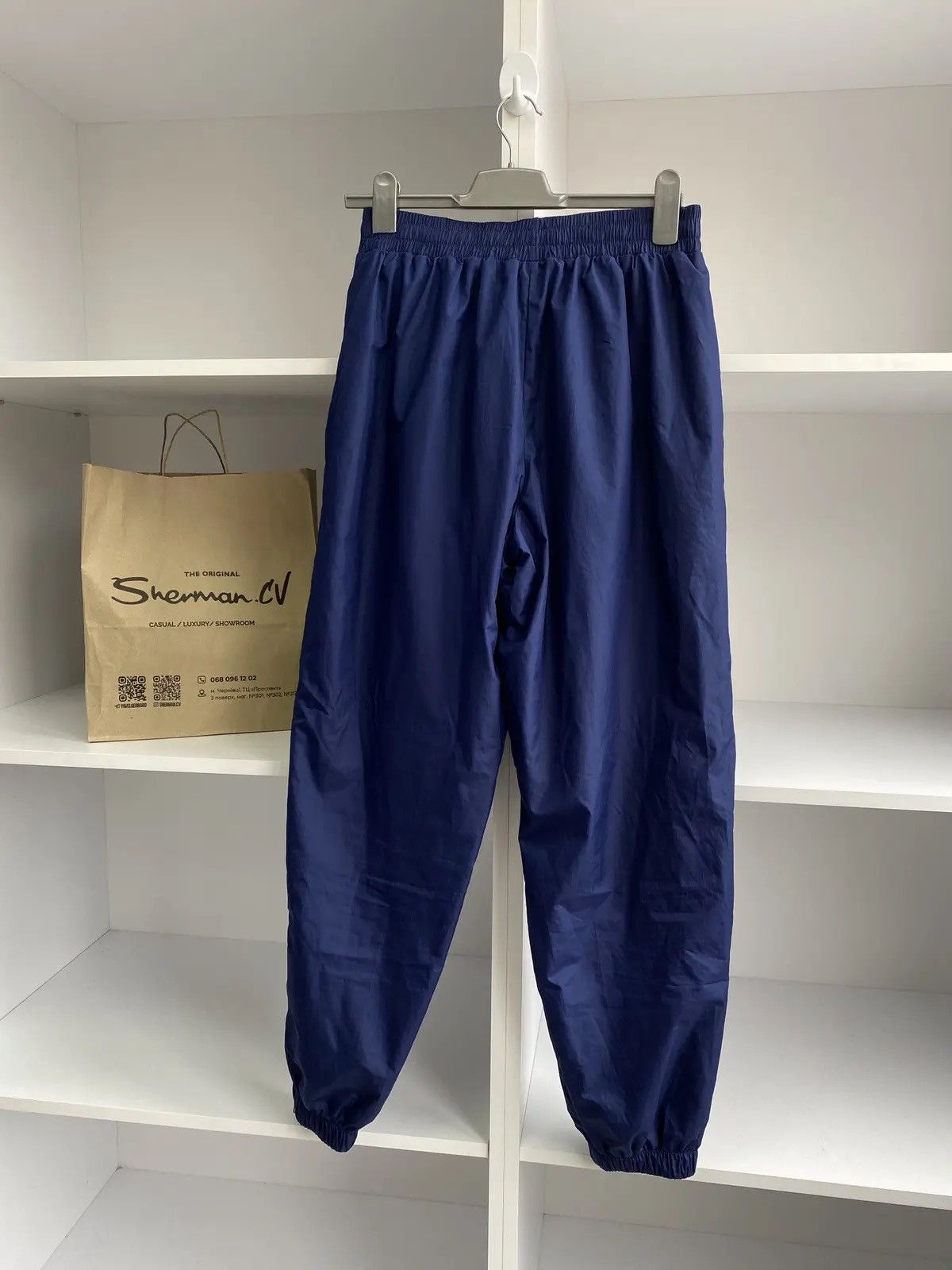 Nike × Vintage Vtg Nike Athletic Wind Breaker Pants Lined Men's Size US 34 / EU 50 - 7 Thumbnail