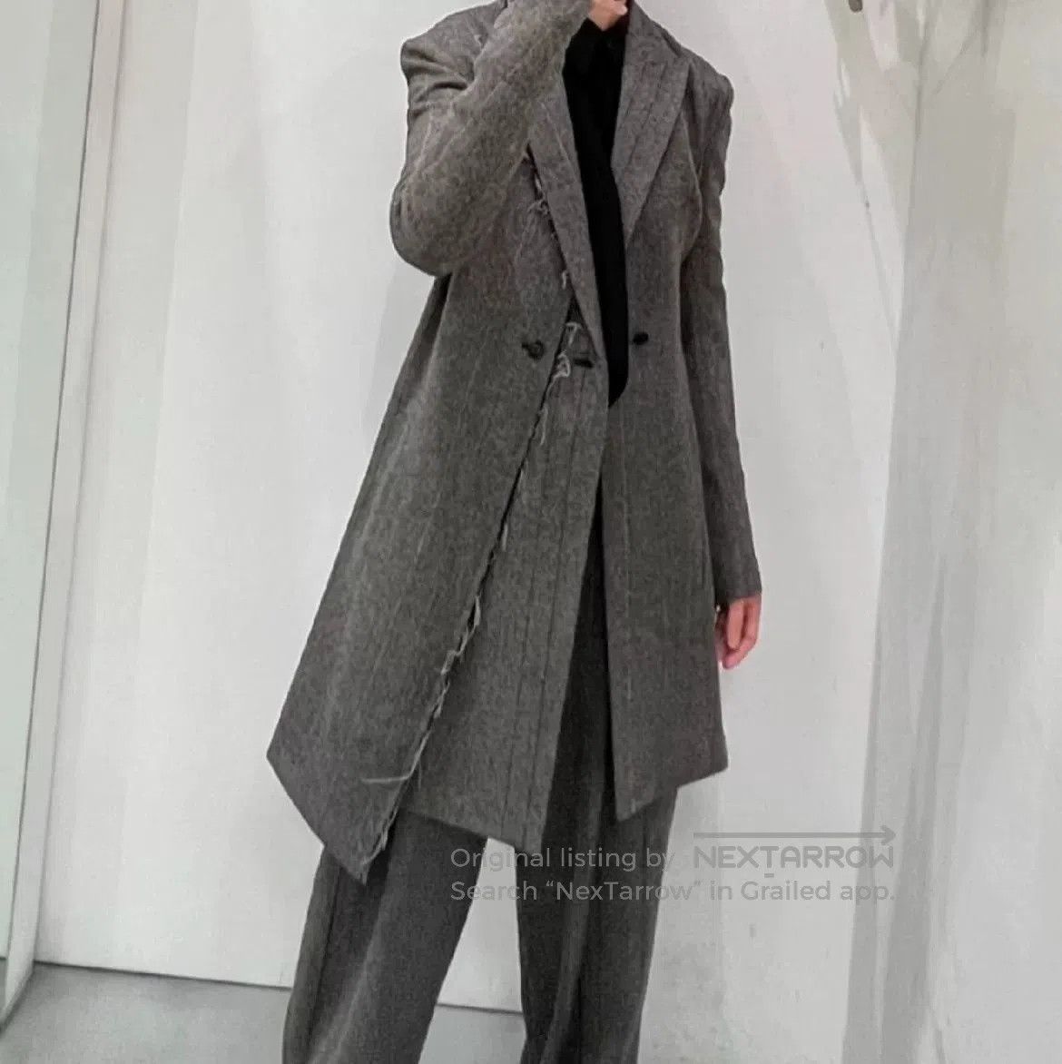 Y's Yohji Yamamoto Y's Asymmetrical Suit Jacket. Size US M / EU 48-50 / 2 - 7 Thumbnail