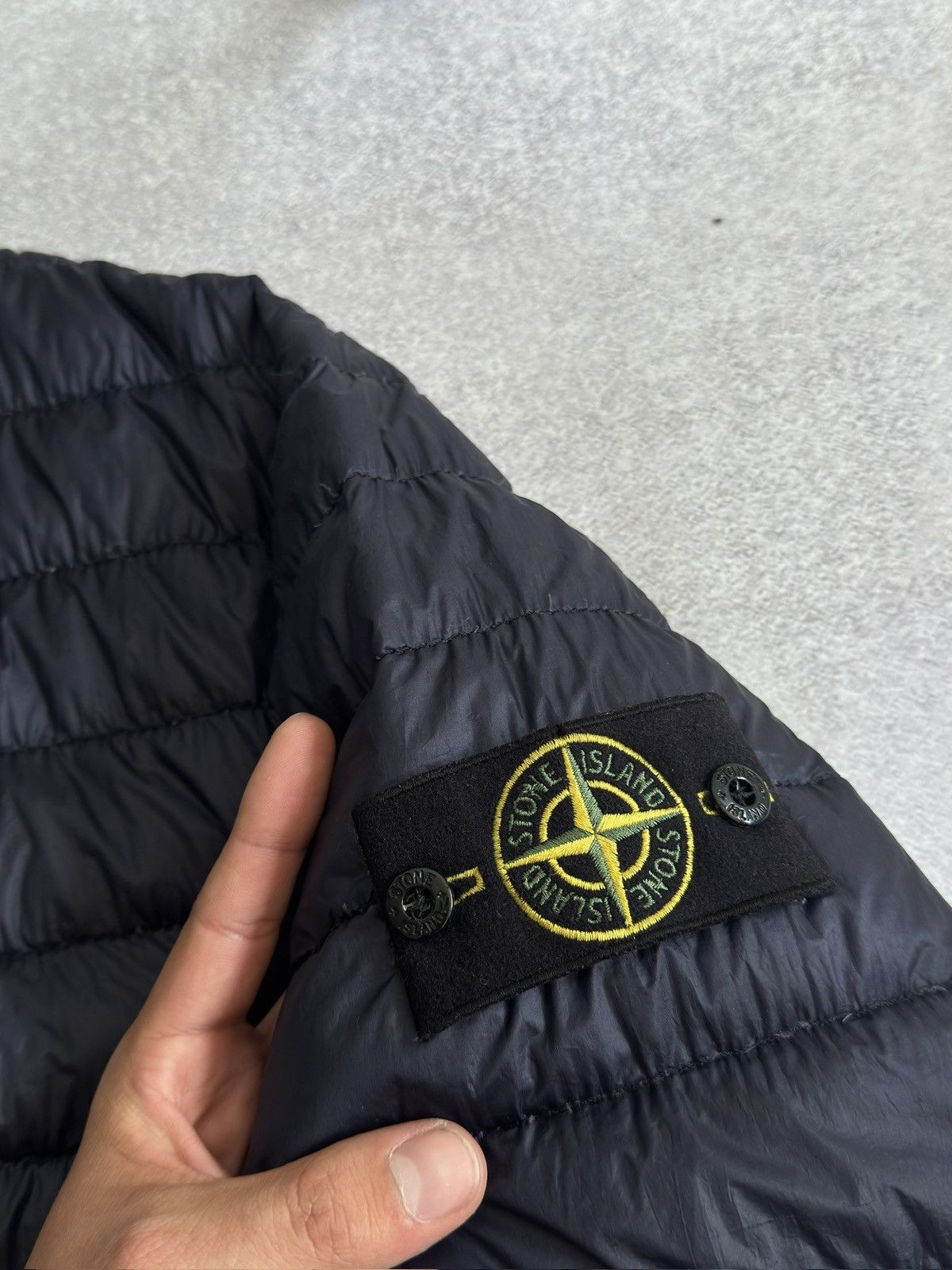 Stone Island Vintage Stone Island Garment Dyed Micro Down Puffer Jacket Size US XL / EU 56 / 4 - 10 Thumbnail