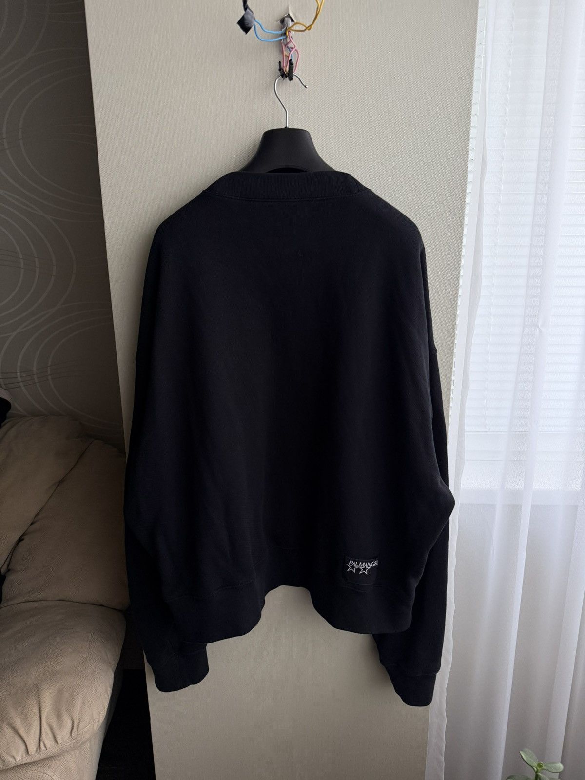 Palm Angels PALM ANGELS CREW NECK PALM GALAXY BRUSHED COTTON SWEATSHIRT Size US L / EU 52-54 / 3 - 9 Thumbnail