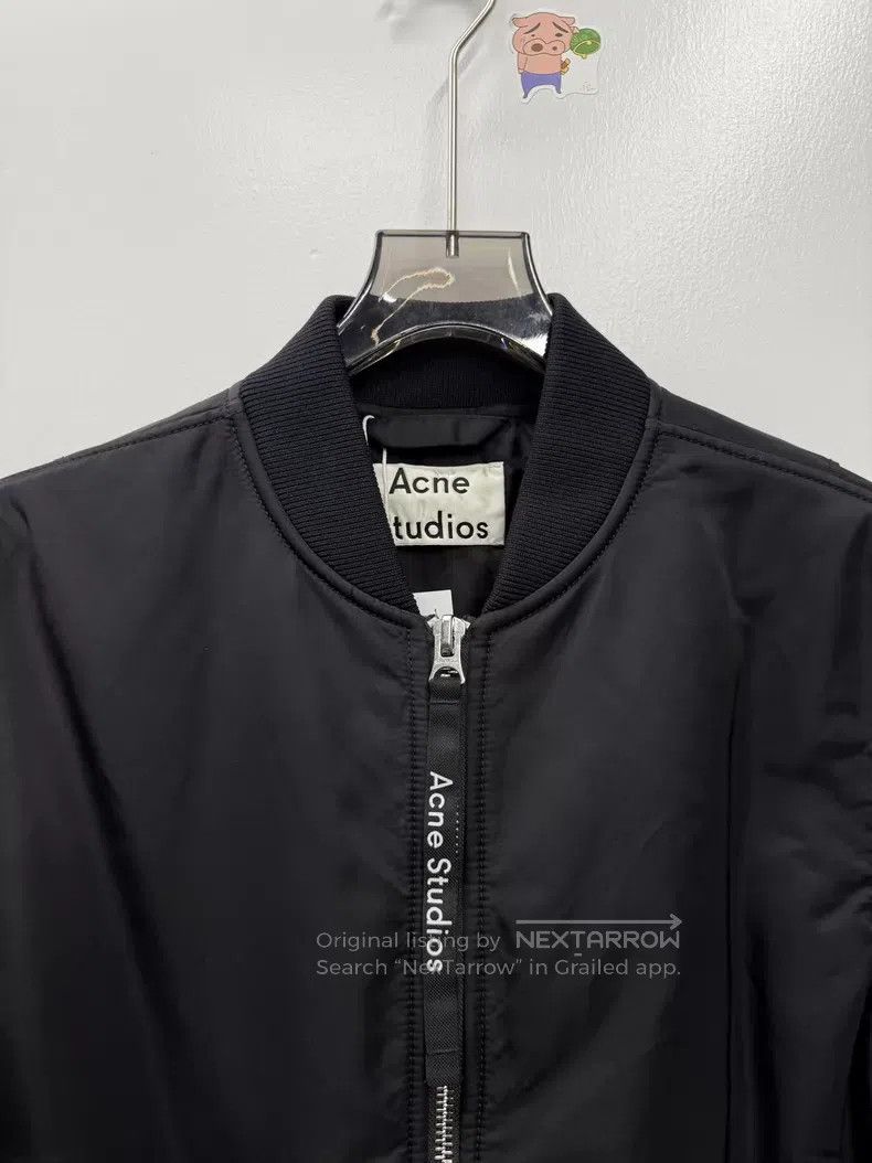 Acne Studios Acne Studios Black classic pilot cotton jacket Size US M / EU 48-50 / 2 - 2 Thumbnail