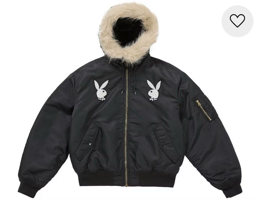 Playboy × Supreme Supreme playboy hooded ma-1 Size US L / EU 52-54 / 3 - 1 Thumbnail