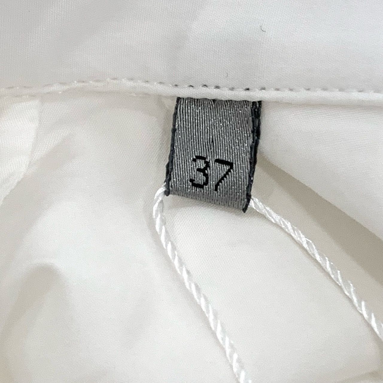 Dior Dior White Cotton Long-Sleeved Shirt W/ Gold Bee Embroidery Size US XXS / EU 40 - 4 Thumbnail