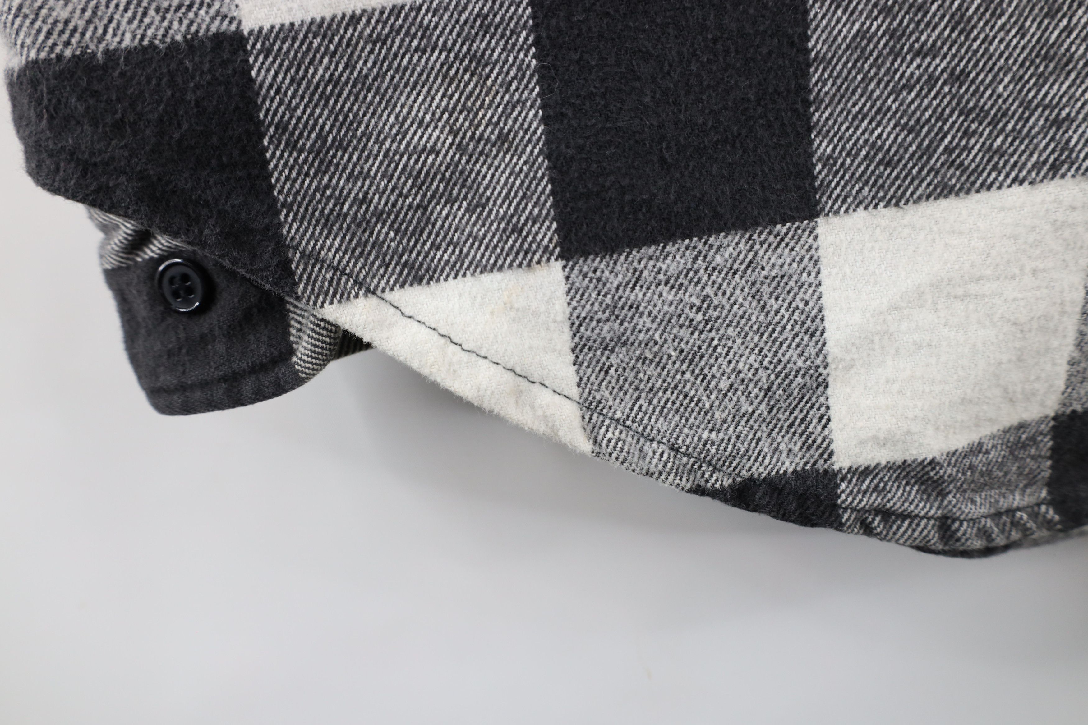 Dickies × Vintage Vintage 90s Dickies Heavyweight Flannel Button Shirt Plaid Size US L / EU 52-54 / 3 - 6 Thumbnail