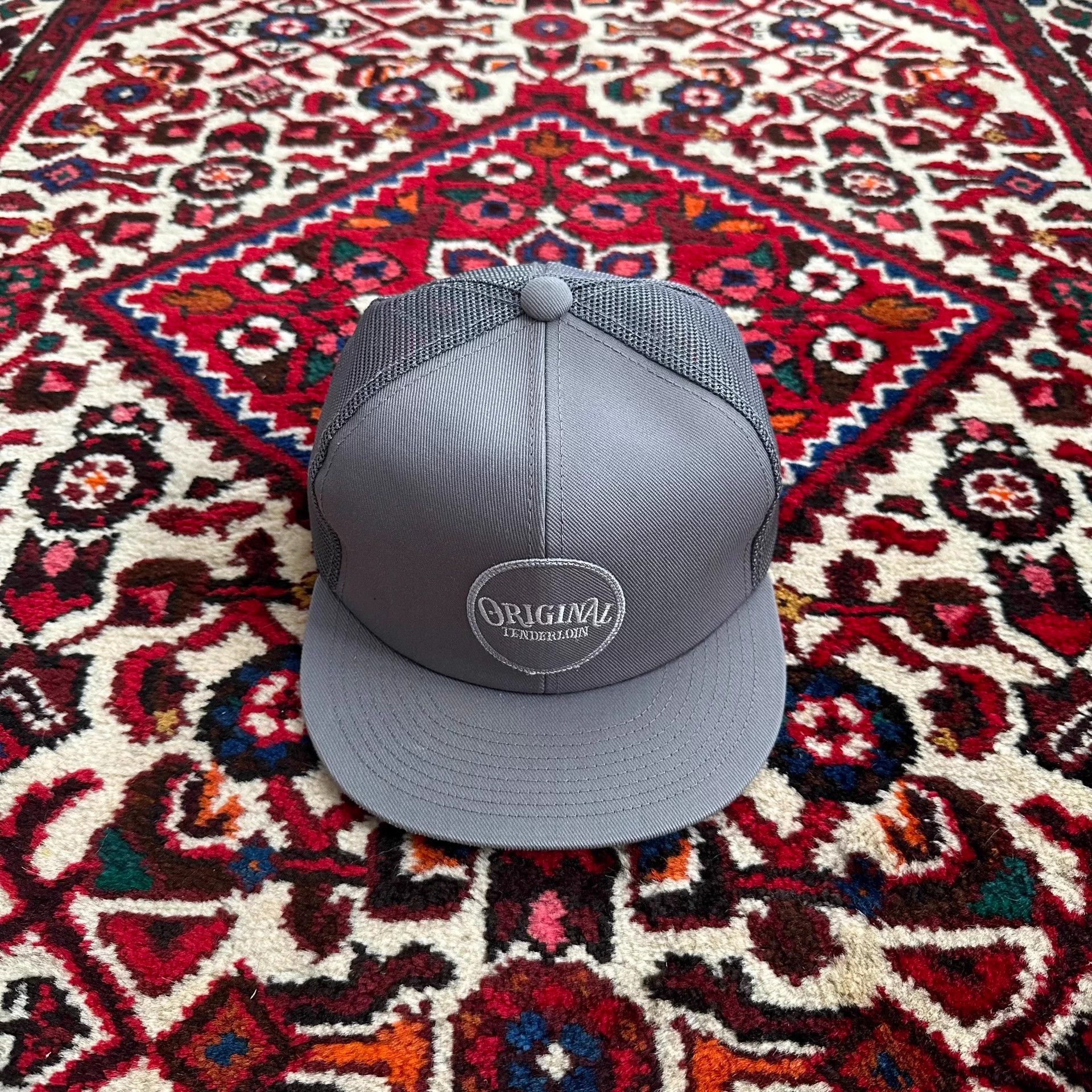 Tenderloin Tenderloin Trucker Cap Rare Half-Mesh Silver Size ONE SIZE - 2 Thumbnail