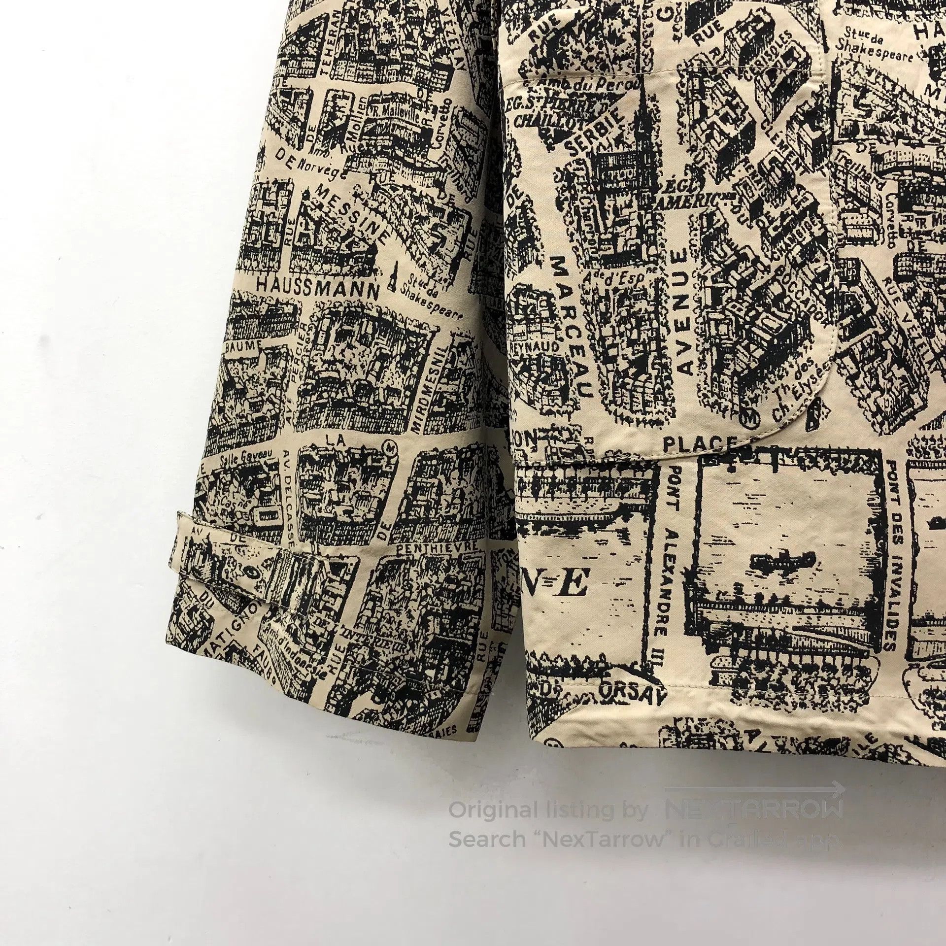 Dior Dior Brown City Map Printed Hooded Zipper Long Sleeve Jack Size US XS / EU 42 / 0 - 4 Thumbnail