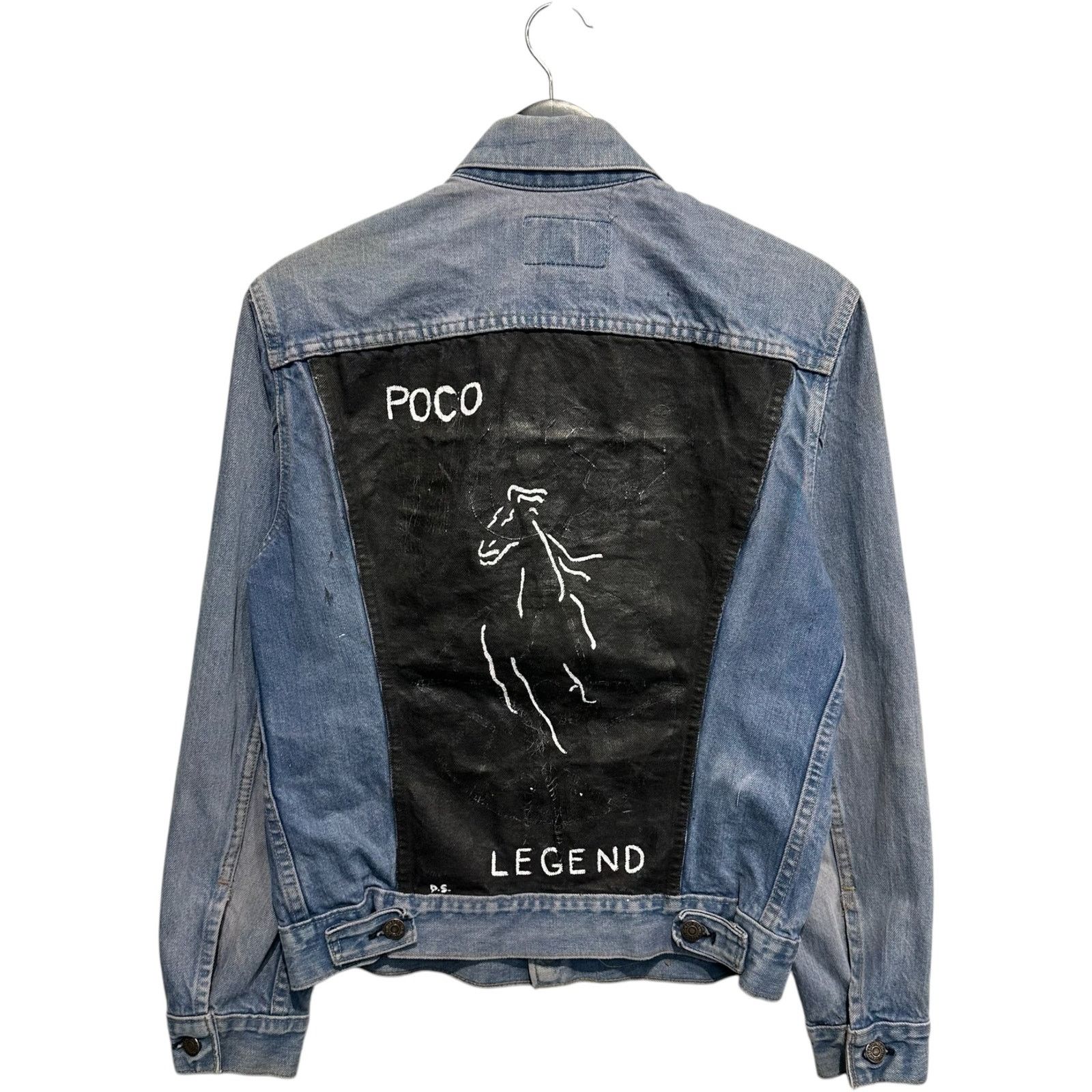 Levi's Vintage Levi's Strauss Hand Painted Denim Trucker Jacket M Size US M / EU 48-50 / 2 - 5 Thumbnail