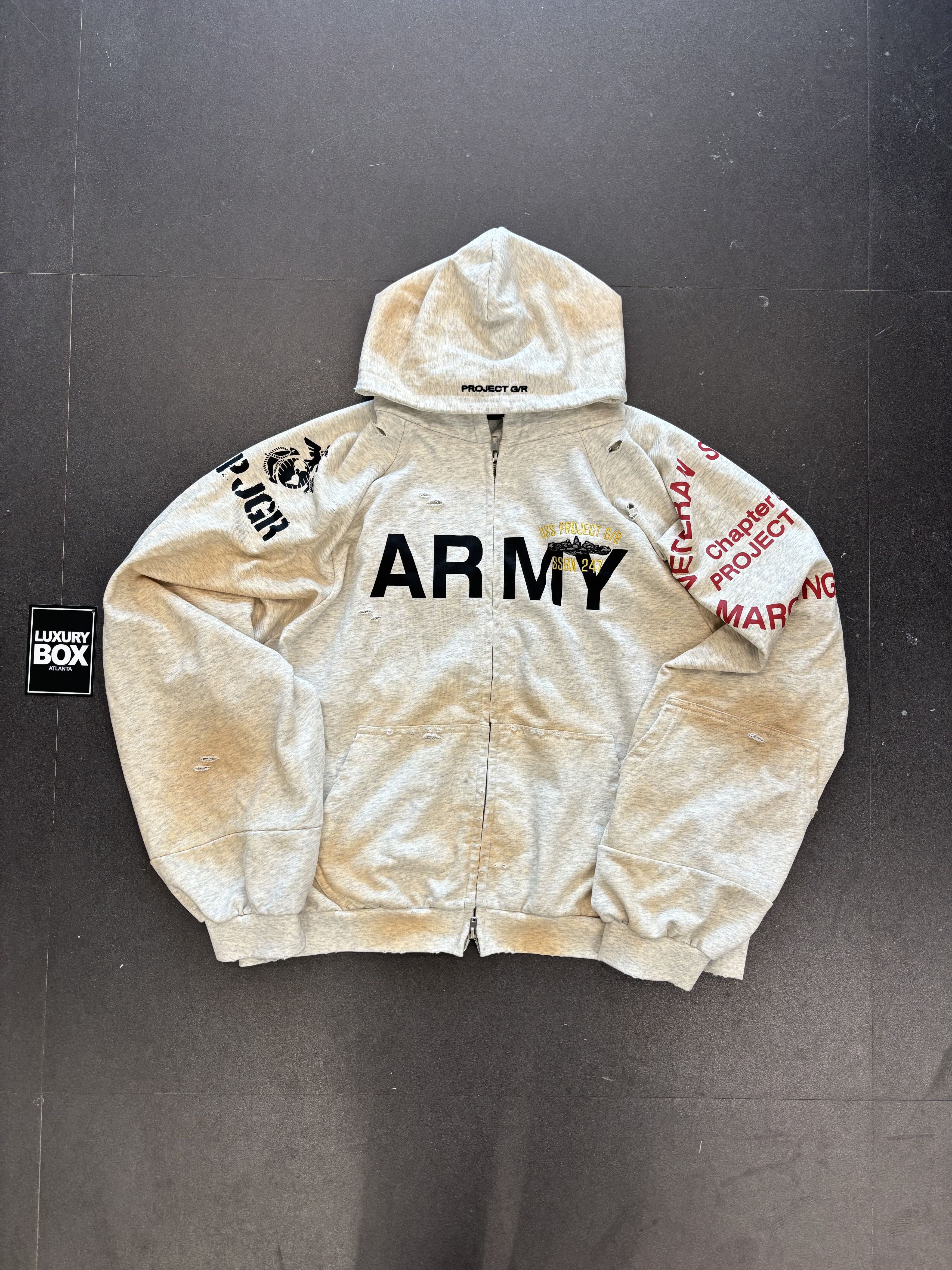 GRAILZ × Japanese Brand × PROJECT G/R Project G/R Army Zip