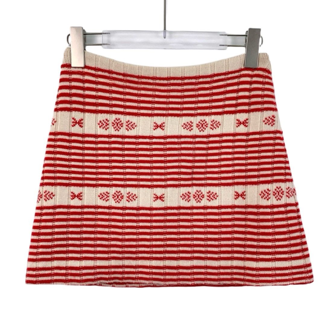 Miu Miu MiuMiu Wool V-neck Long Sleeve Knitted Dress K26WX Size S / US 4 / IT 40 - 8 Thumbnail