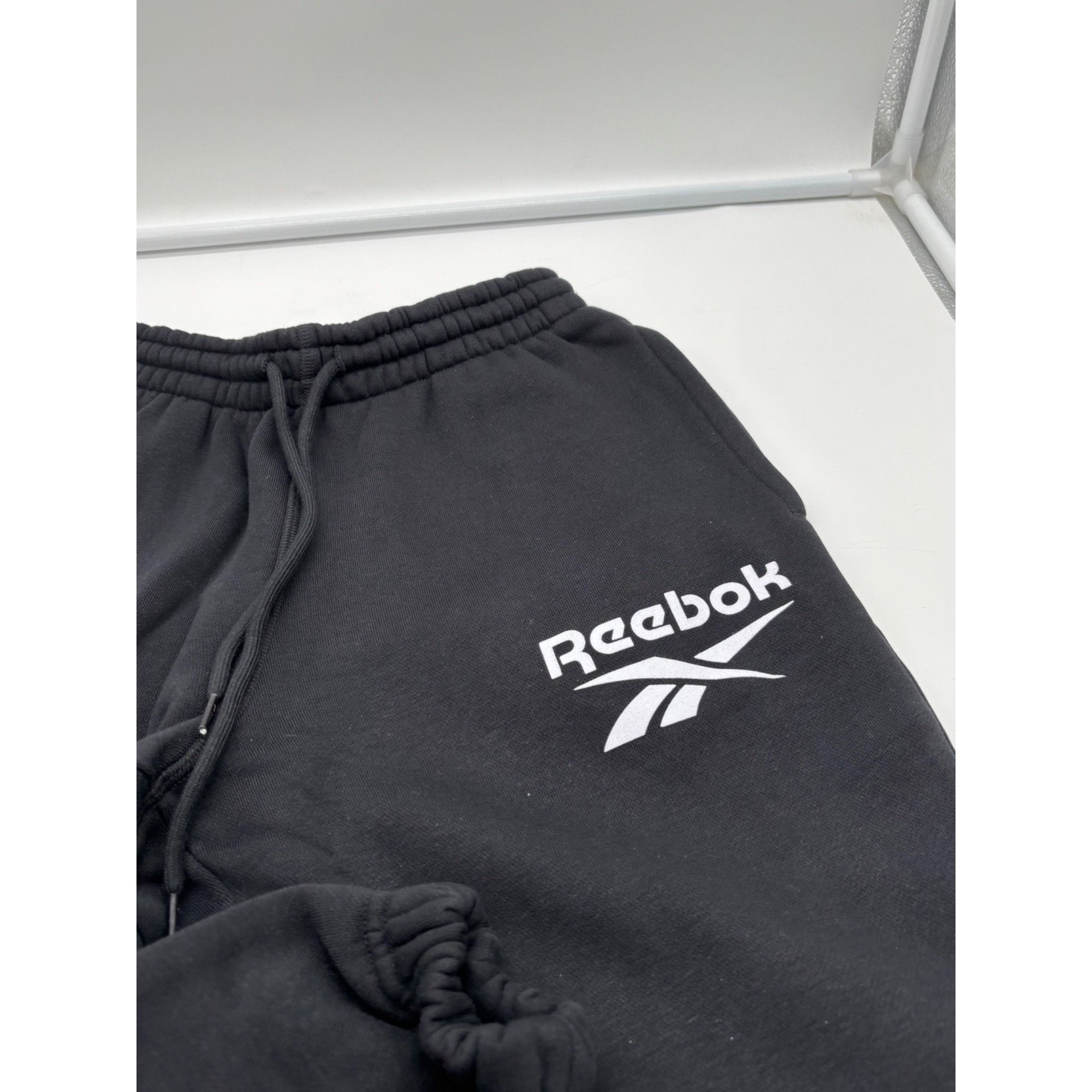 Reebok Reebok Women's Identity Logo Fleece Joggers in Black Size 2X Size 39" - 5 Thumbnail