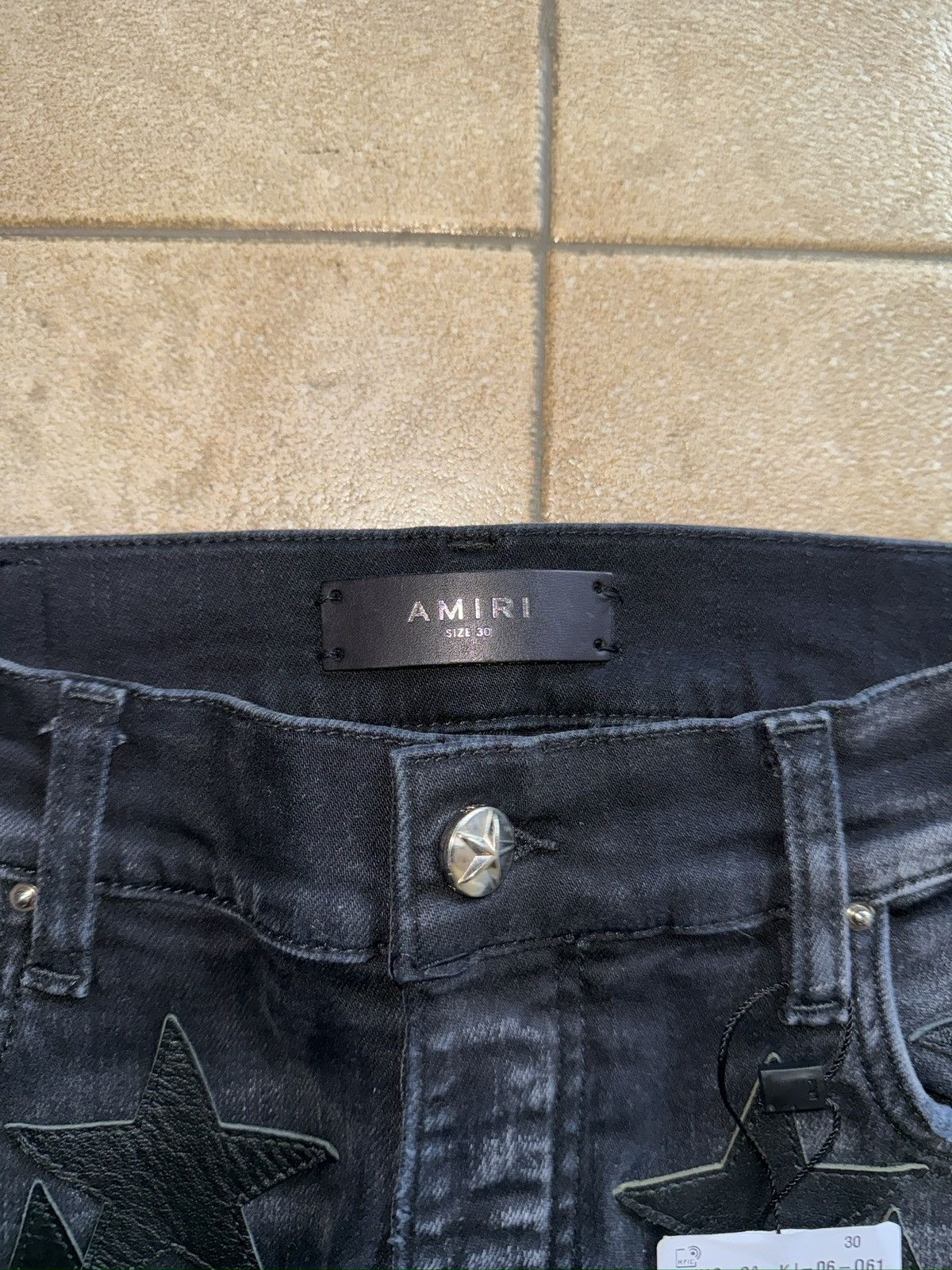 Amiri Amiri Chemist leather star aged jeans Size US 30 / EU 46 - 7 Thumbnail