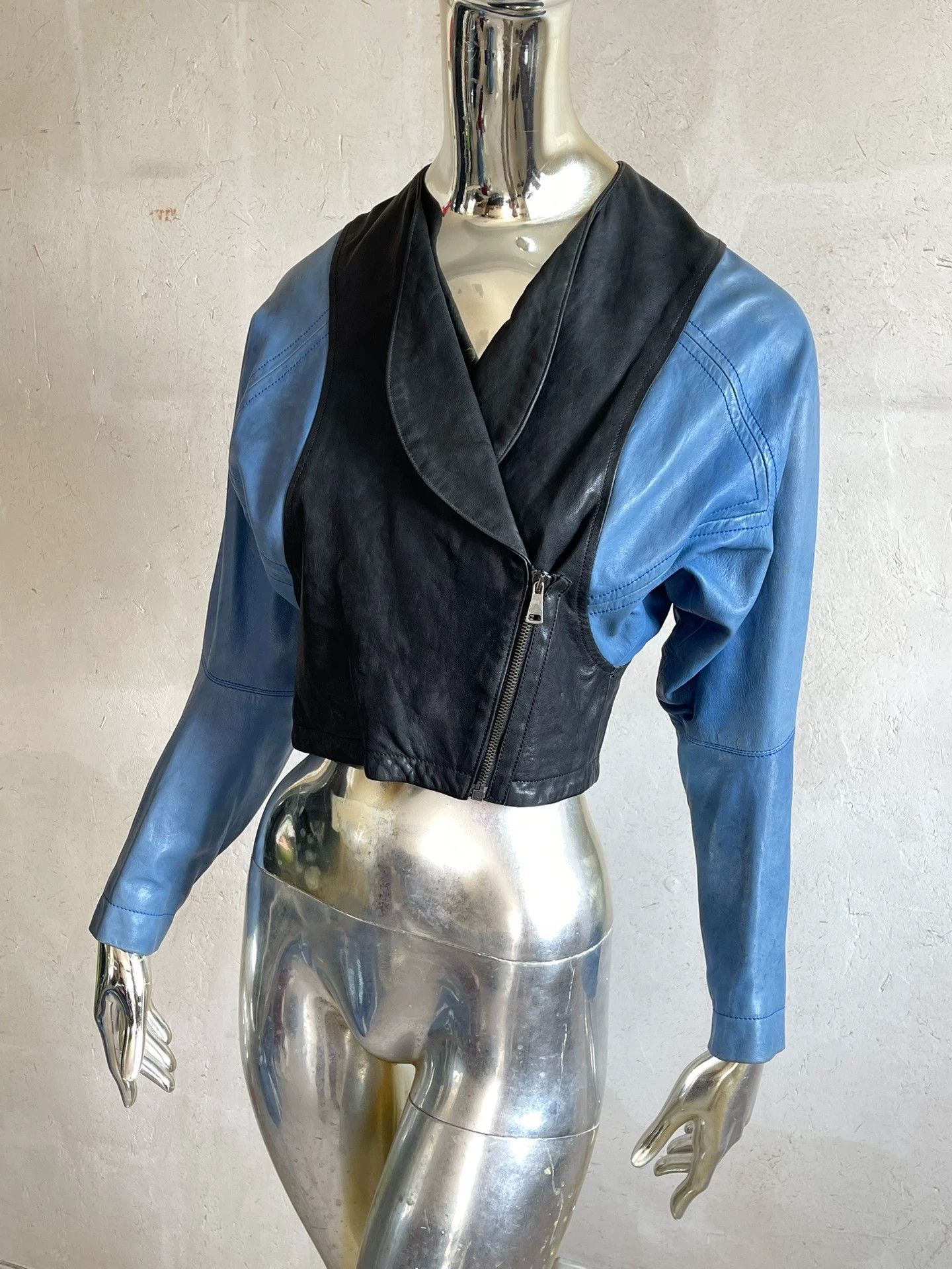 Vivienne Westwood Vivienne Westwood Punk Colorblock Leather Jkt Wmns 40 Size S / US 4 / IT 40 - 2 Thumbnail