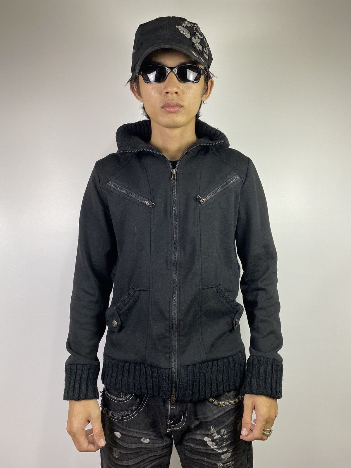 Hysteric Glamour × If Six Was Nine × Japanese Brand daily news gothic black faded hoodie ifsixwasnine style Size US M / EU 48-50 / 2 - 14 Thumbnail