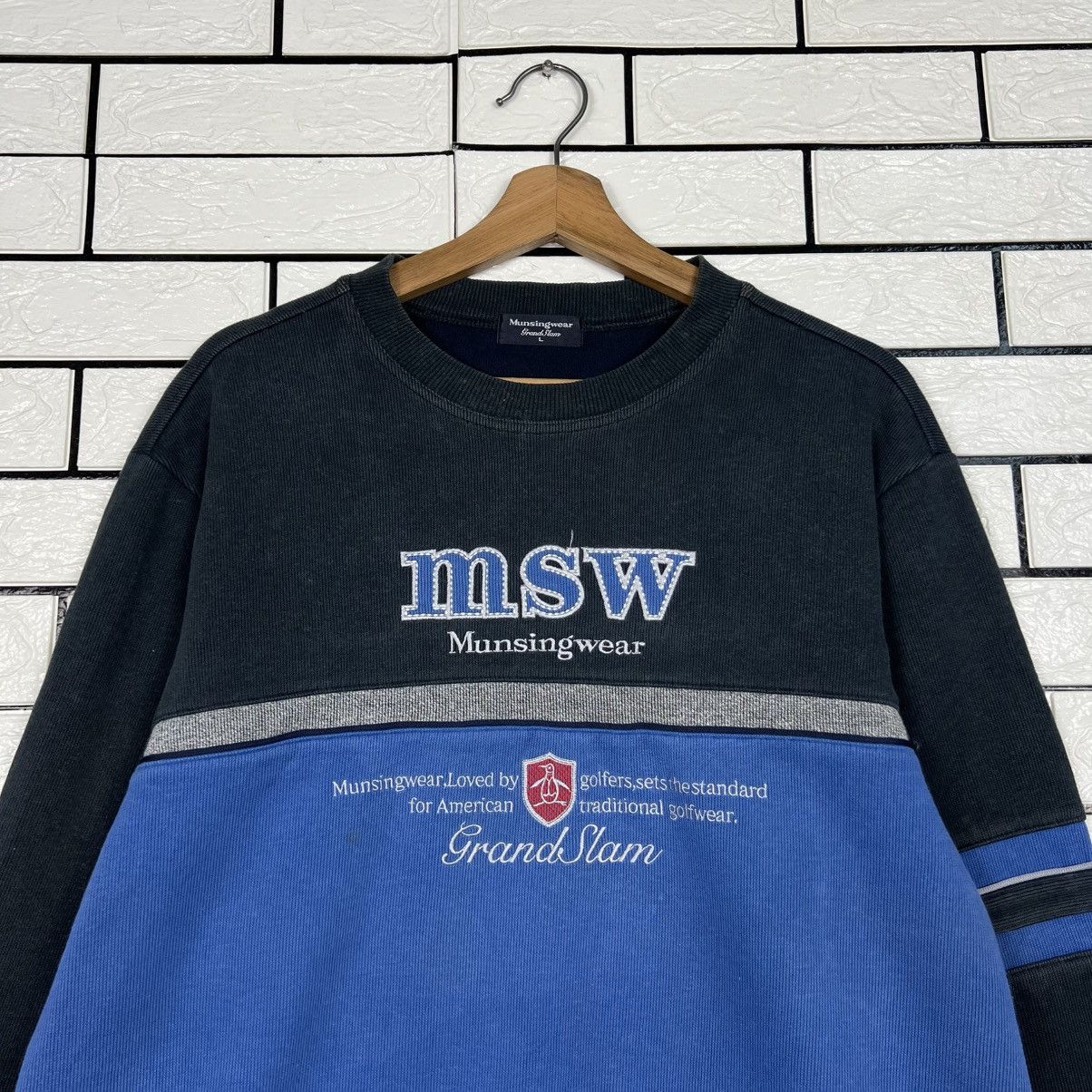 Grand Slam Vintage 90's MUNSINGWEAR Grand Slam Sweatshirt #4015-C183 Size US L / EU 52-54 / 3 - 2 Thumbnail