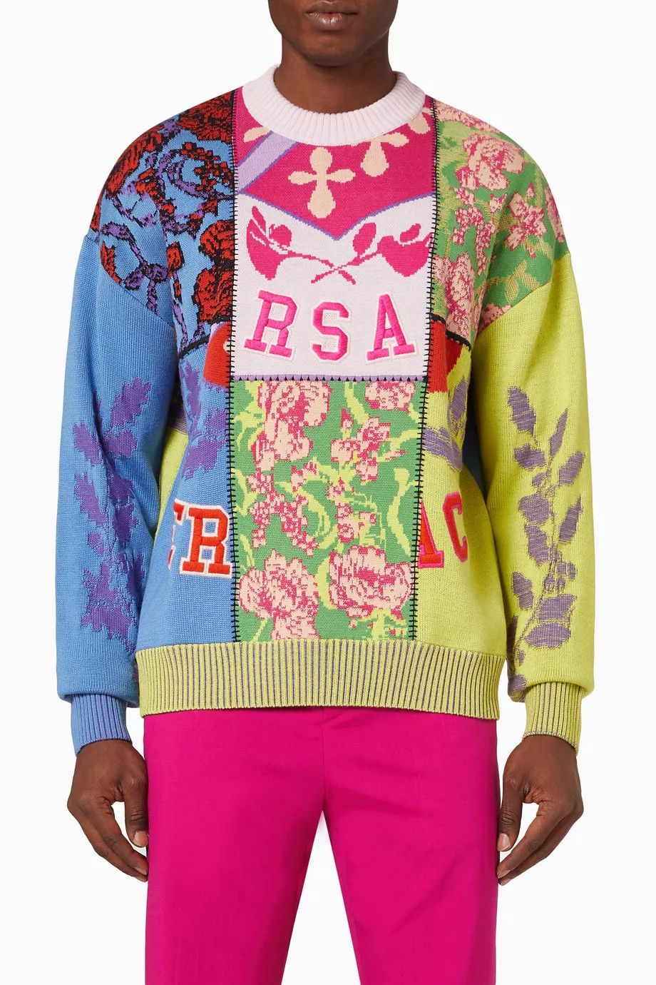 o1y0525 Logo Crewneck Sweater in Multicolor