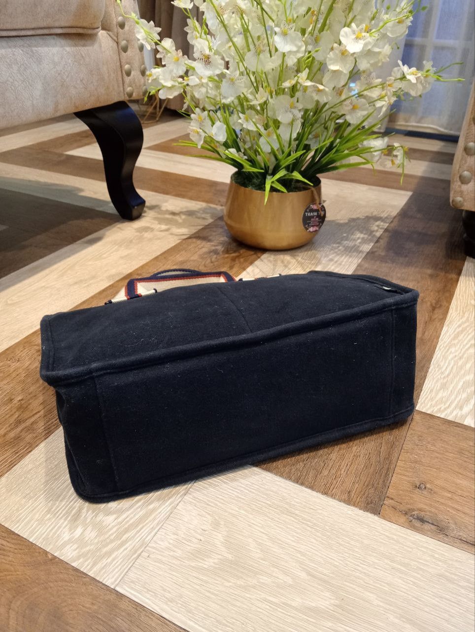 agnes b. AGNES B. VOYAGE TOTE BAG - BLACK Size ONE SIZE - 6 Thumbnail