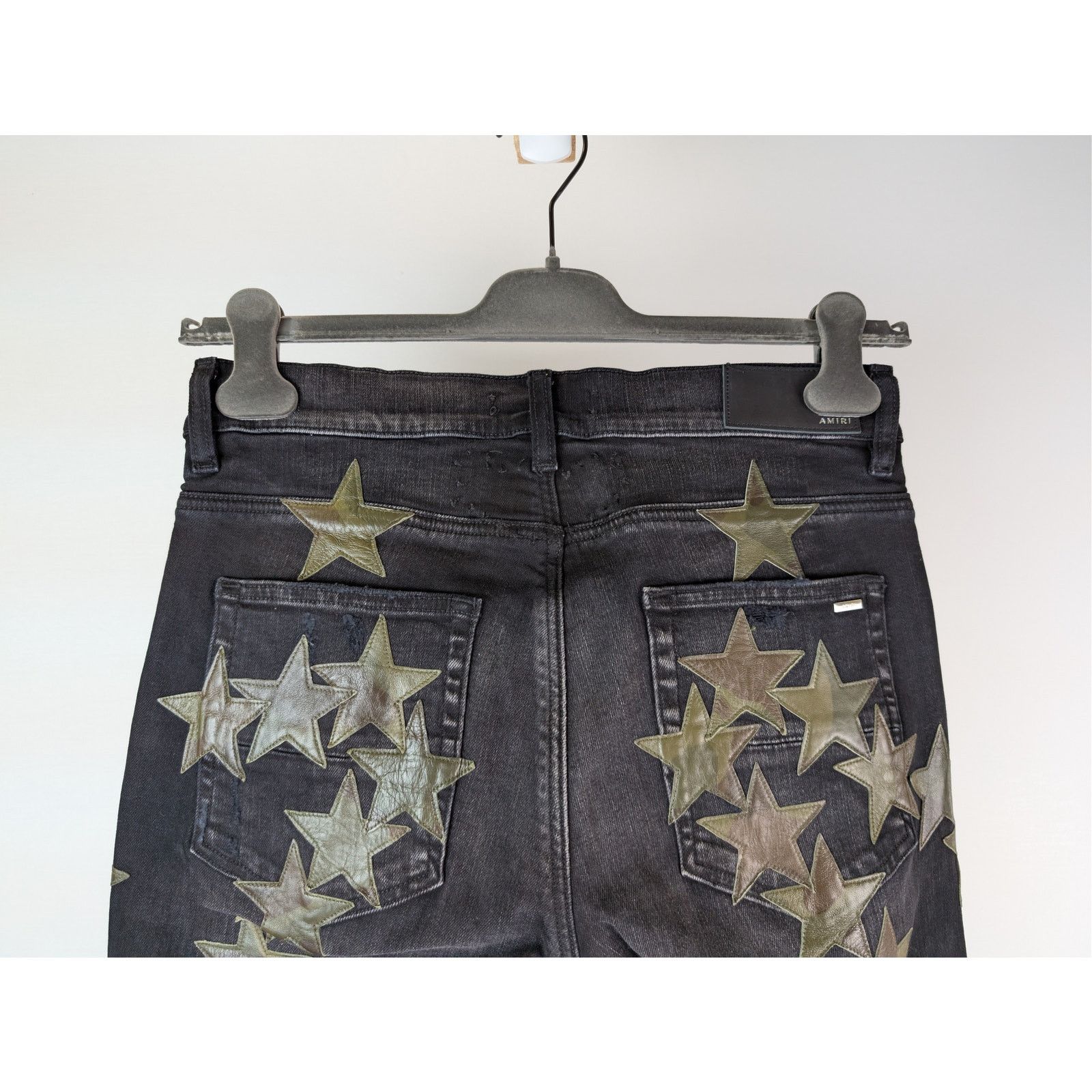 Amiri o1rshd1 Chemist Jean Denim Jeans in Aged Black Size US 31 - 13 Thumbnail