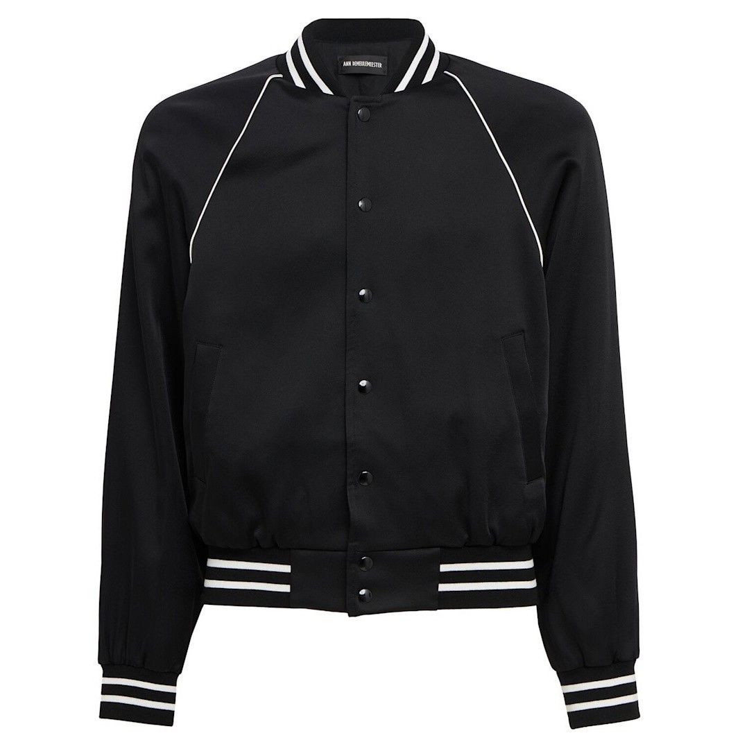 Ann Demeulemeester ANN DEMEULEMEESTER Esko Slim Fit Raglan Bomber Jacket New & Size US L / EU 52-54 / 3 - 1 Thumbnail