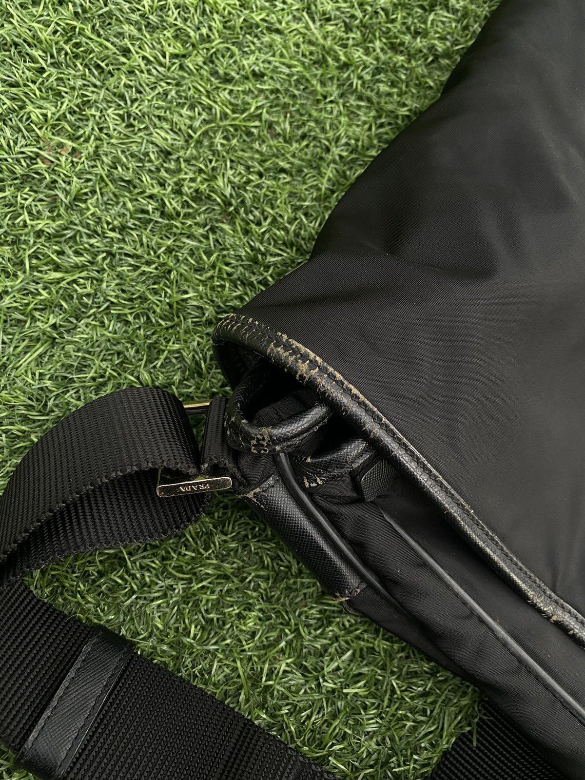 Prada PRADA MEDIUM MESSENGER BLACK NYLON BAG Size ONE SIZE - 9 Thumbnail