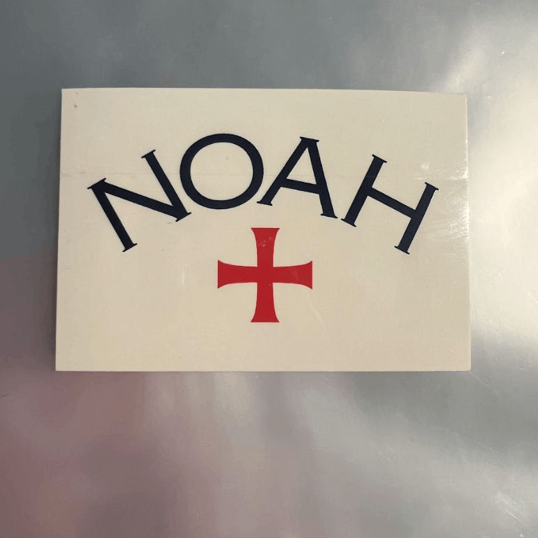 Noah Noah Core Logo Sticker Clear Size ONE SIZE - 2 Thumbnail